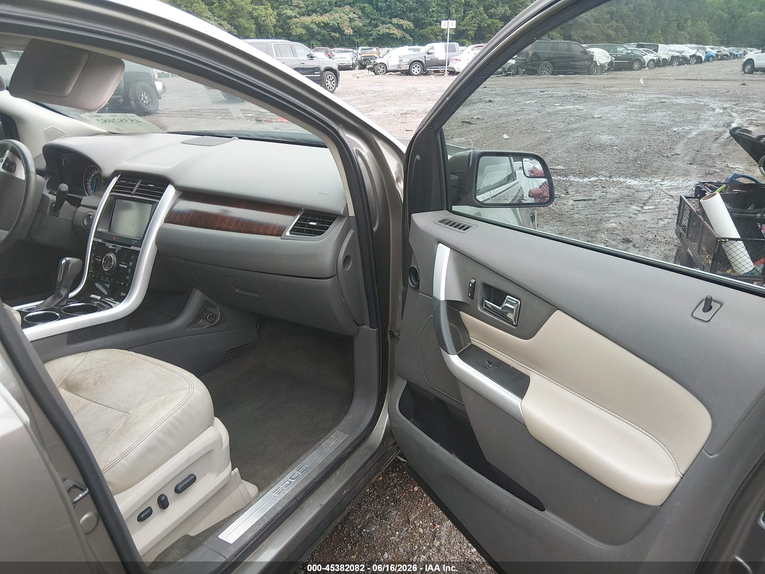 2013 Ford Edge Limited Brown vin: 2FMDK3KC1DBB49974