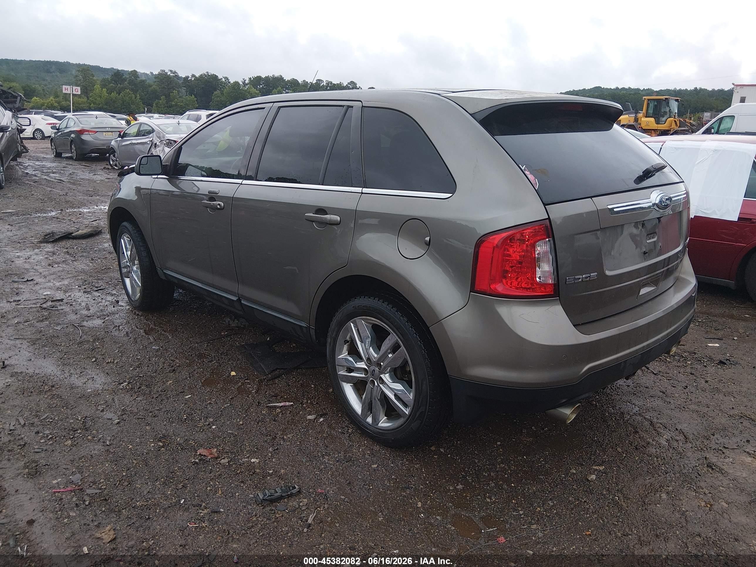 2013 Ford Edge Limited Brown vin: 2FMDK3KC1DBB49974