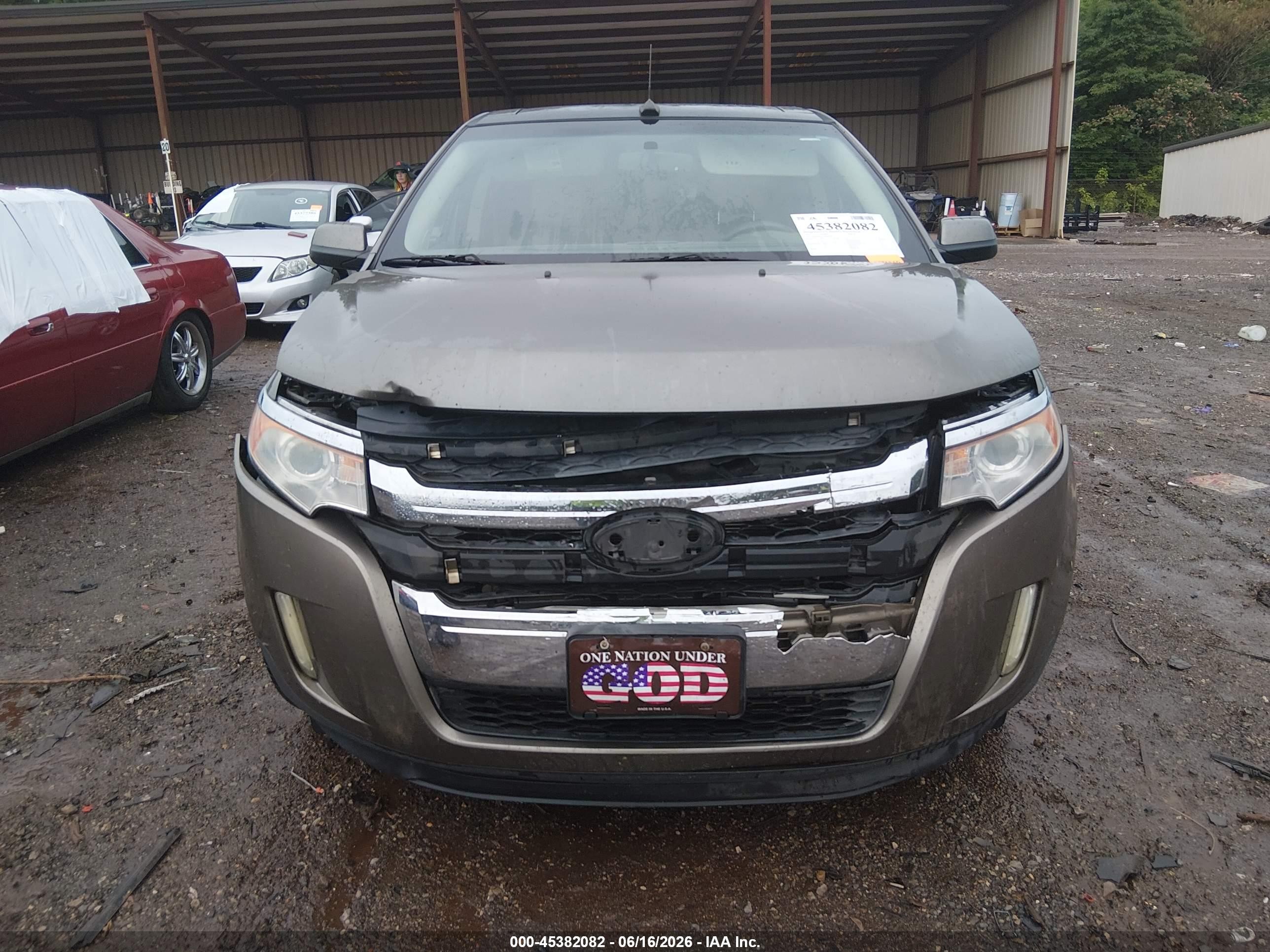 2013 Ford Edge Limited Brown vin: 2FMDK3KC1DBB49974