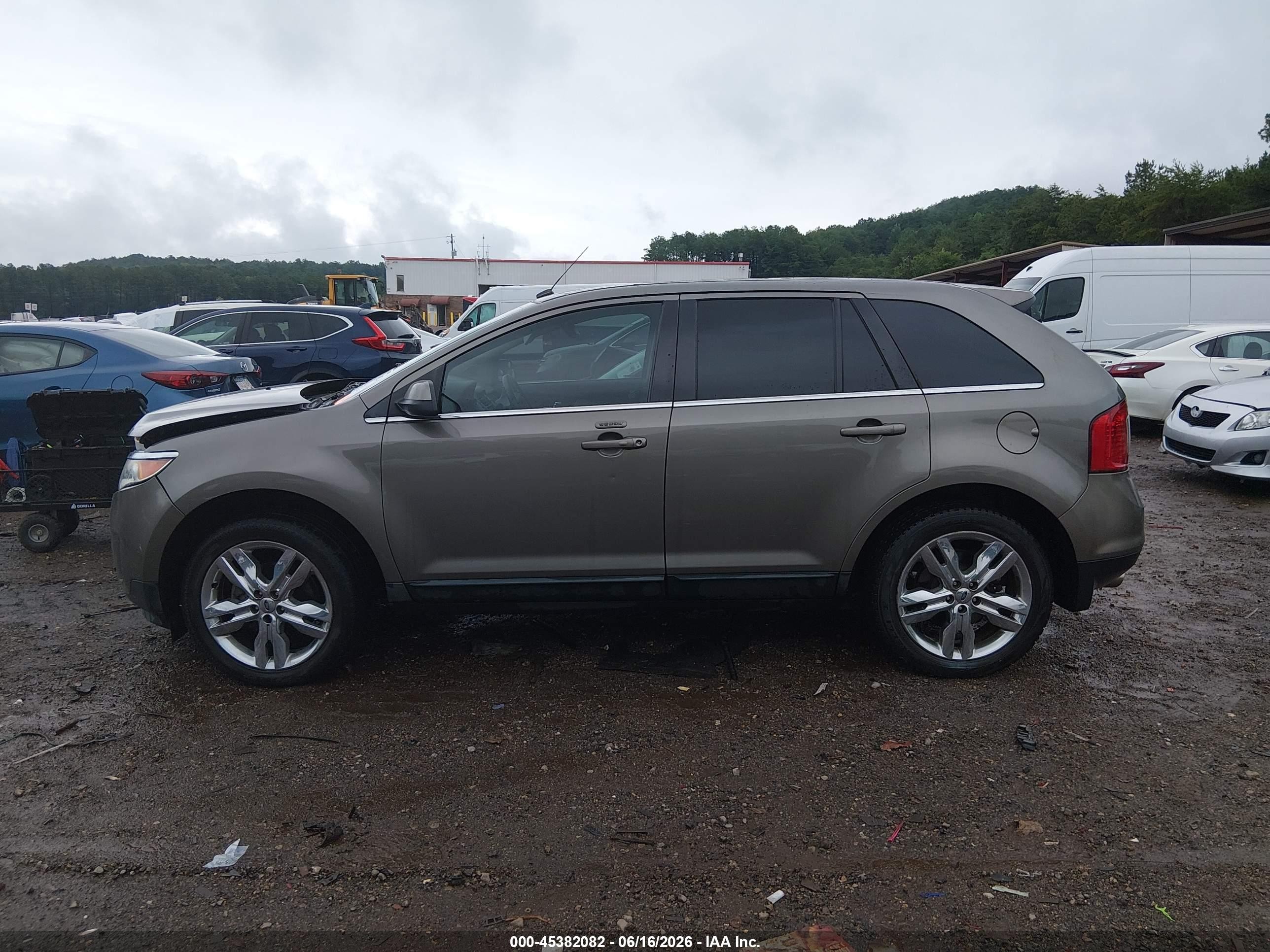 2013 Ford Edge Limited Brown vin: 2FMDK3KC1DBB49974