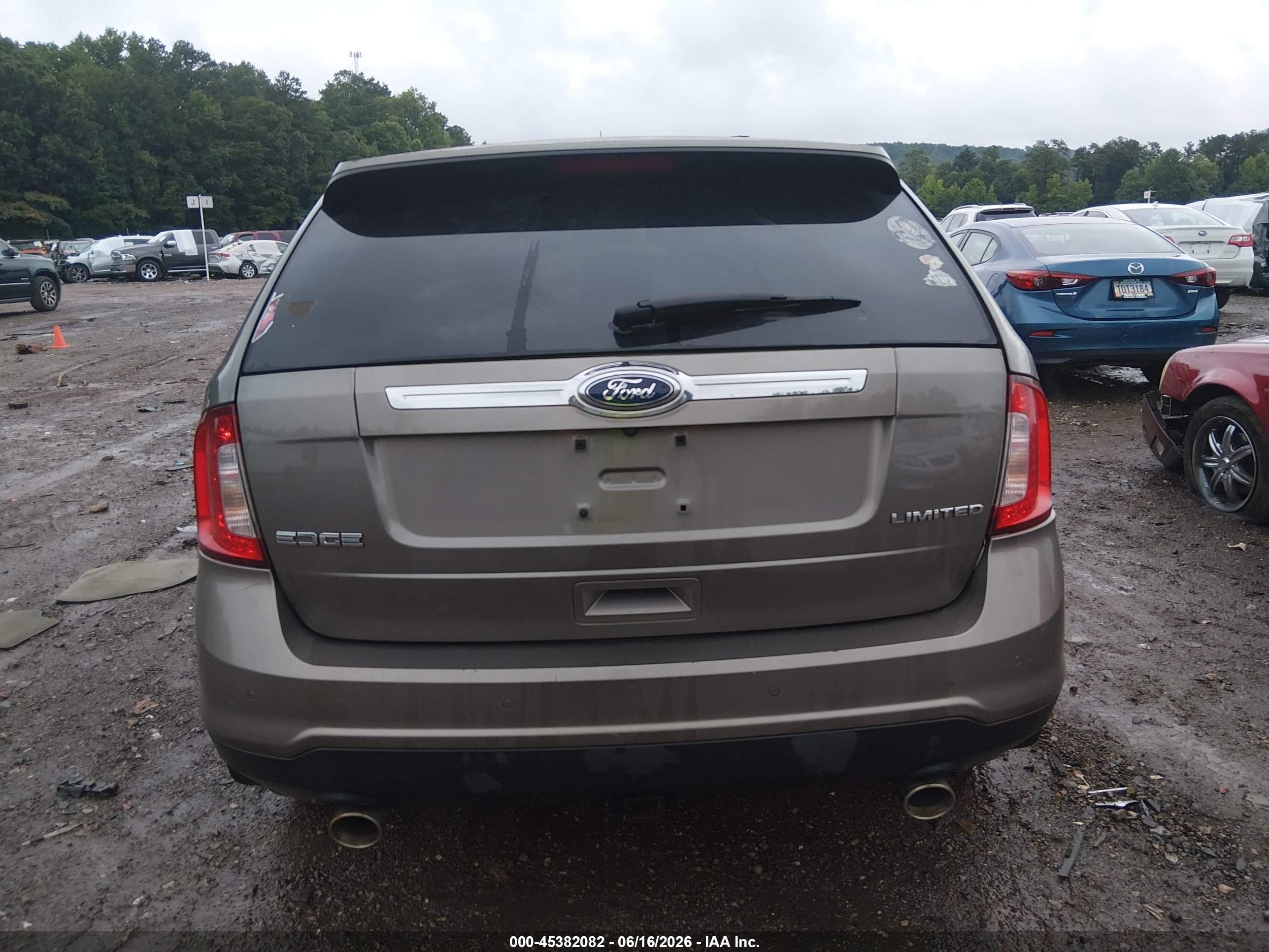 2013 Ford Edge Limited Brown vin: 2FMDK3KC1DBB49974