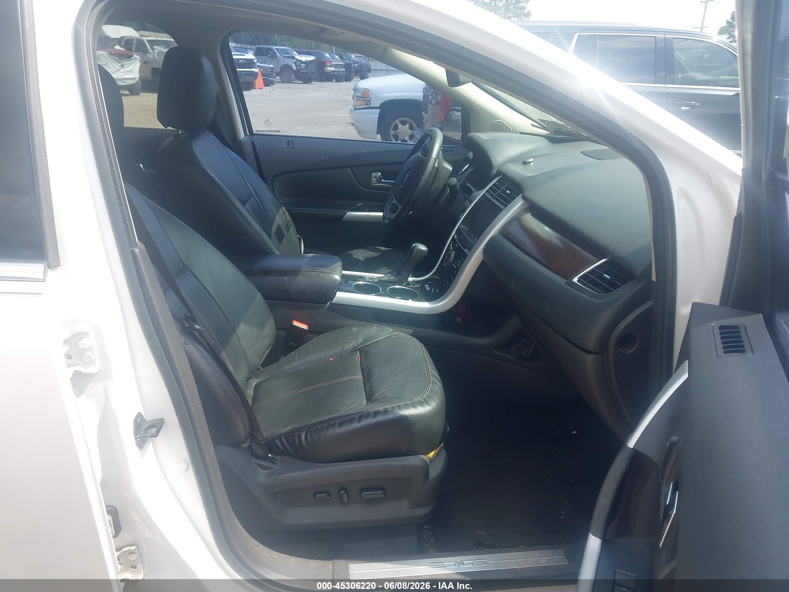 2013 Ford Edge Limited White vin: 2FMDK3KC1DBB86474