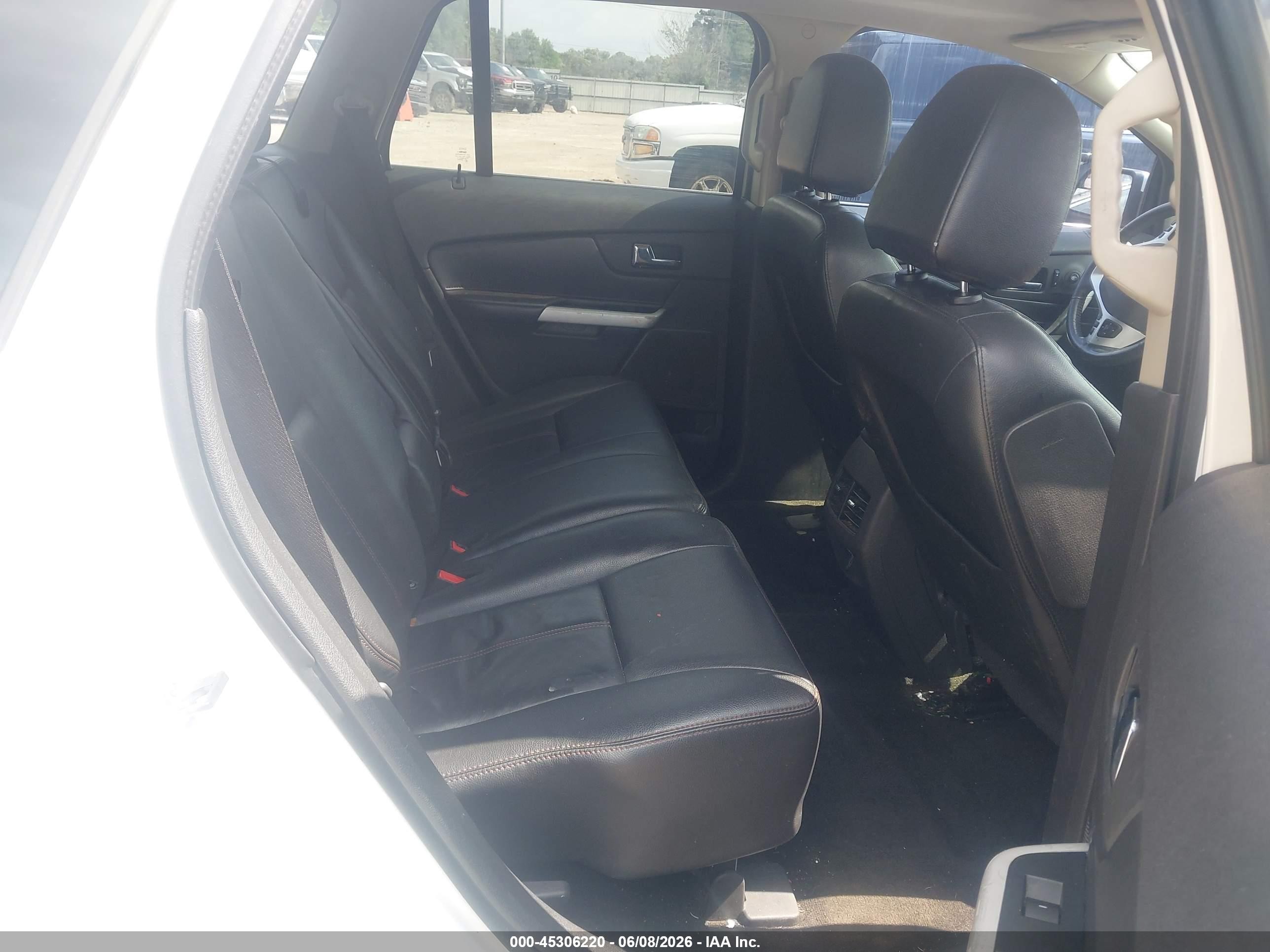 2013 Ford Edge Limited White vin: 2FMDK3KC1DBB86474