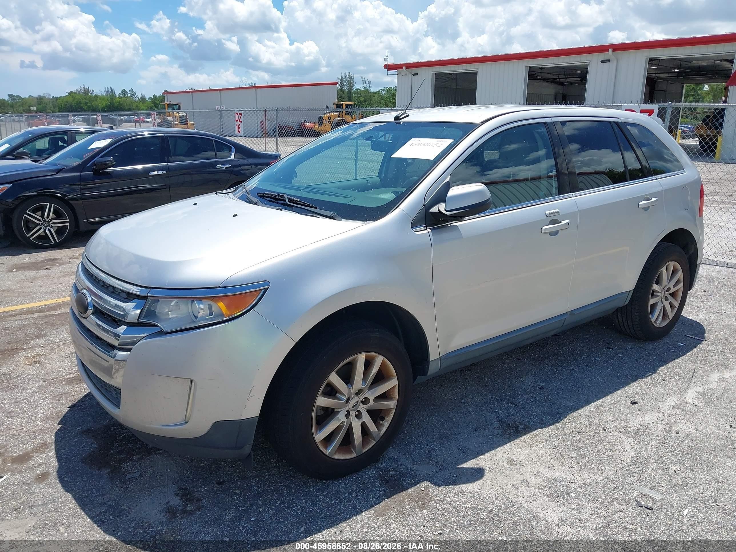 2013 Ford Edge Limited Серебряный vin: 2FMDK3KC1DBB95708