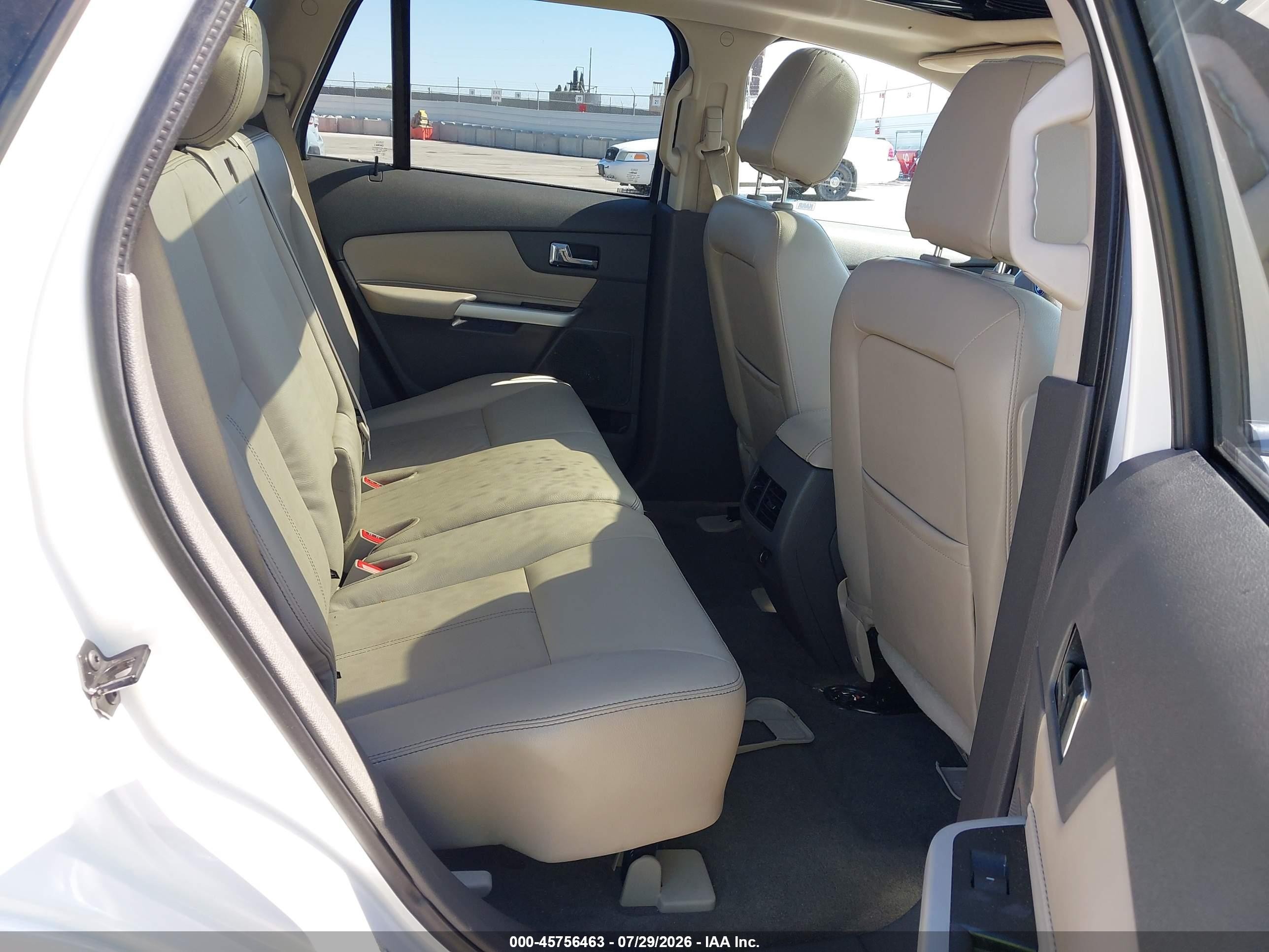 2013 Ford Edge Limited White vin: 2FMDK3KC1DBC62176