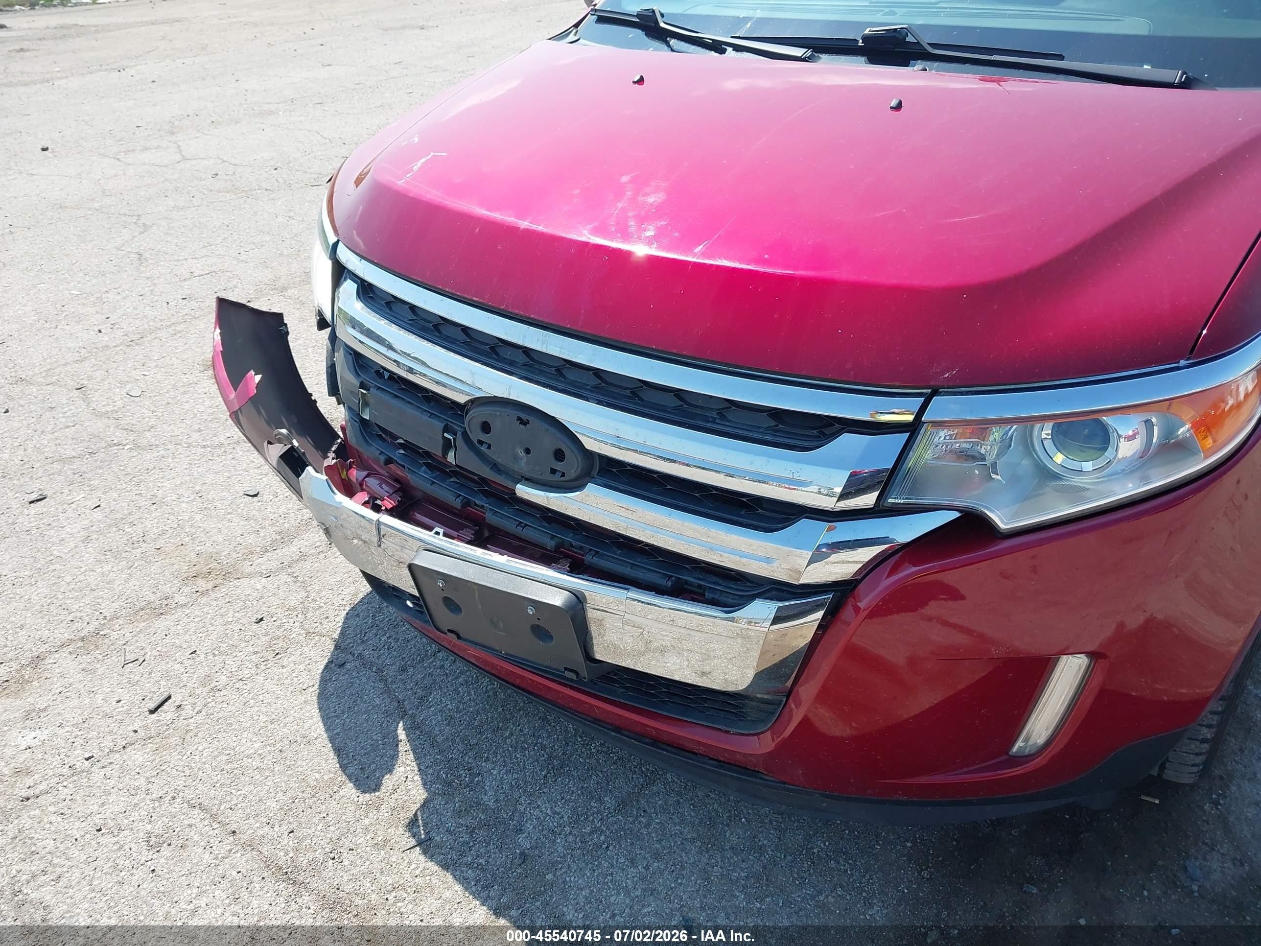 2013 Ford Edge Limited Burgundy vin: 2FMDK3KC1DBC91709