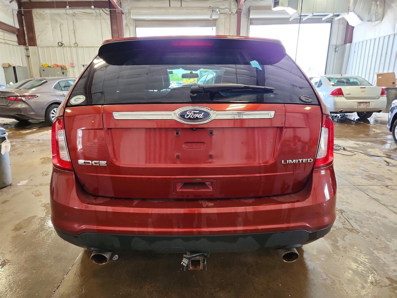 2014 Ford Edge Limited Red vin: 2FMDK3KC1EBA25141