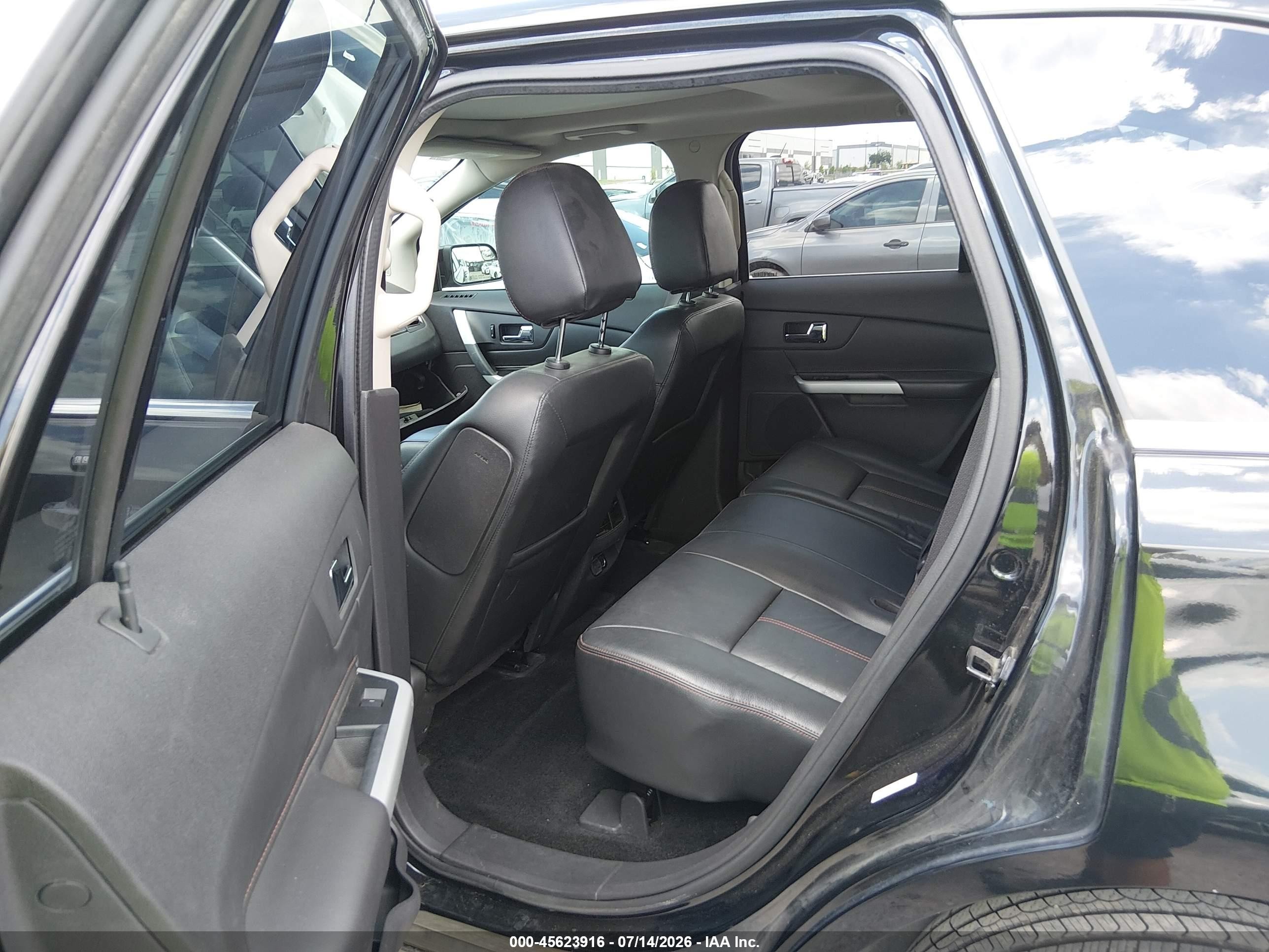 2014 Ford Edge Limited Black vin: 2FMDK3KC1EBB17706