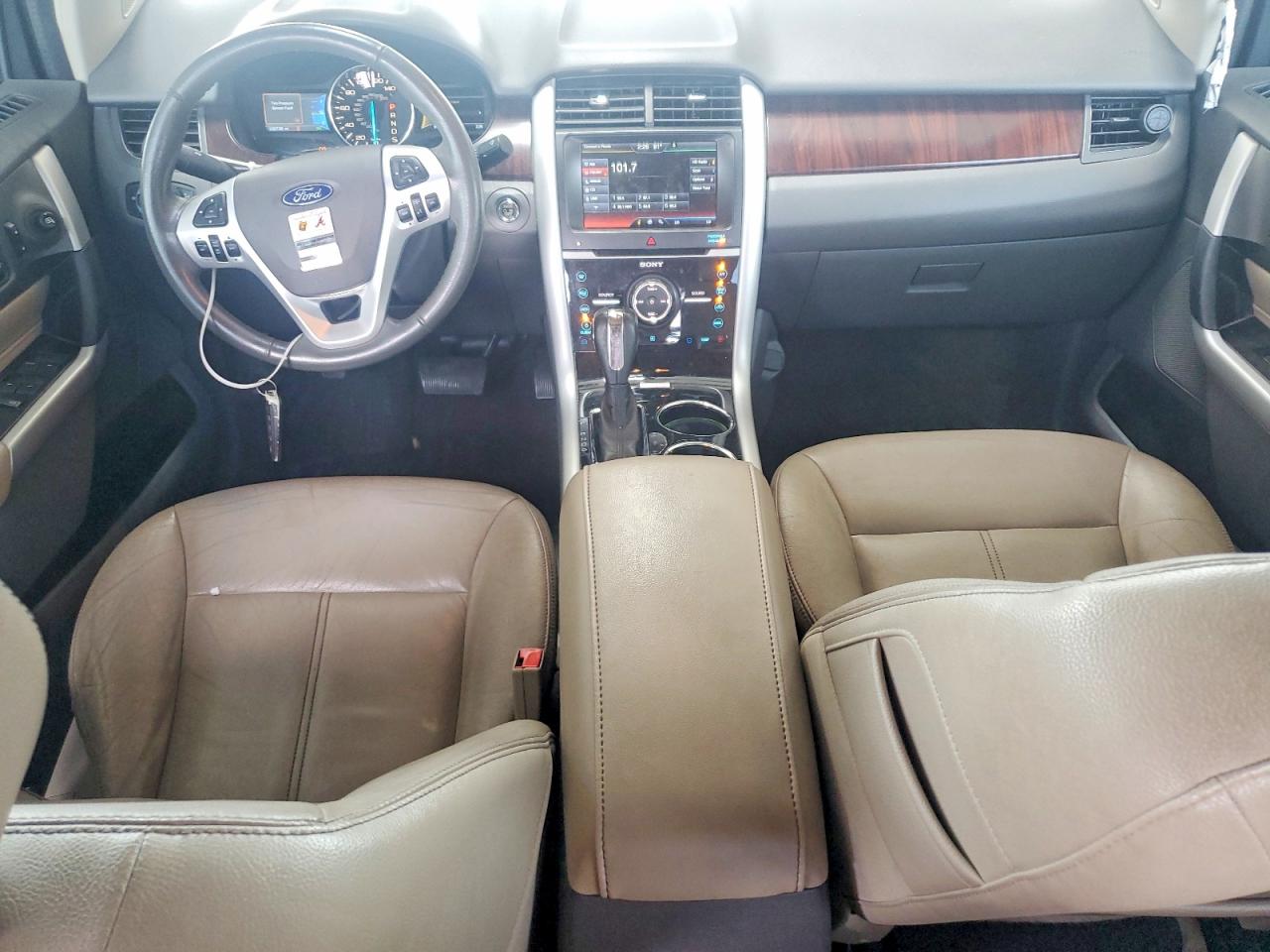 2014 Ford Edge Limited White vin: 2FMDK3KC1EBB40614
