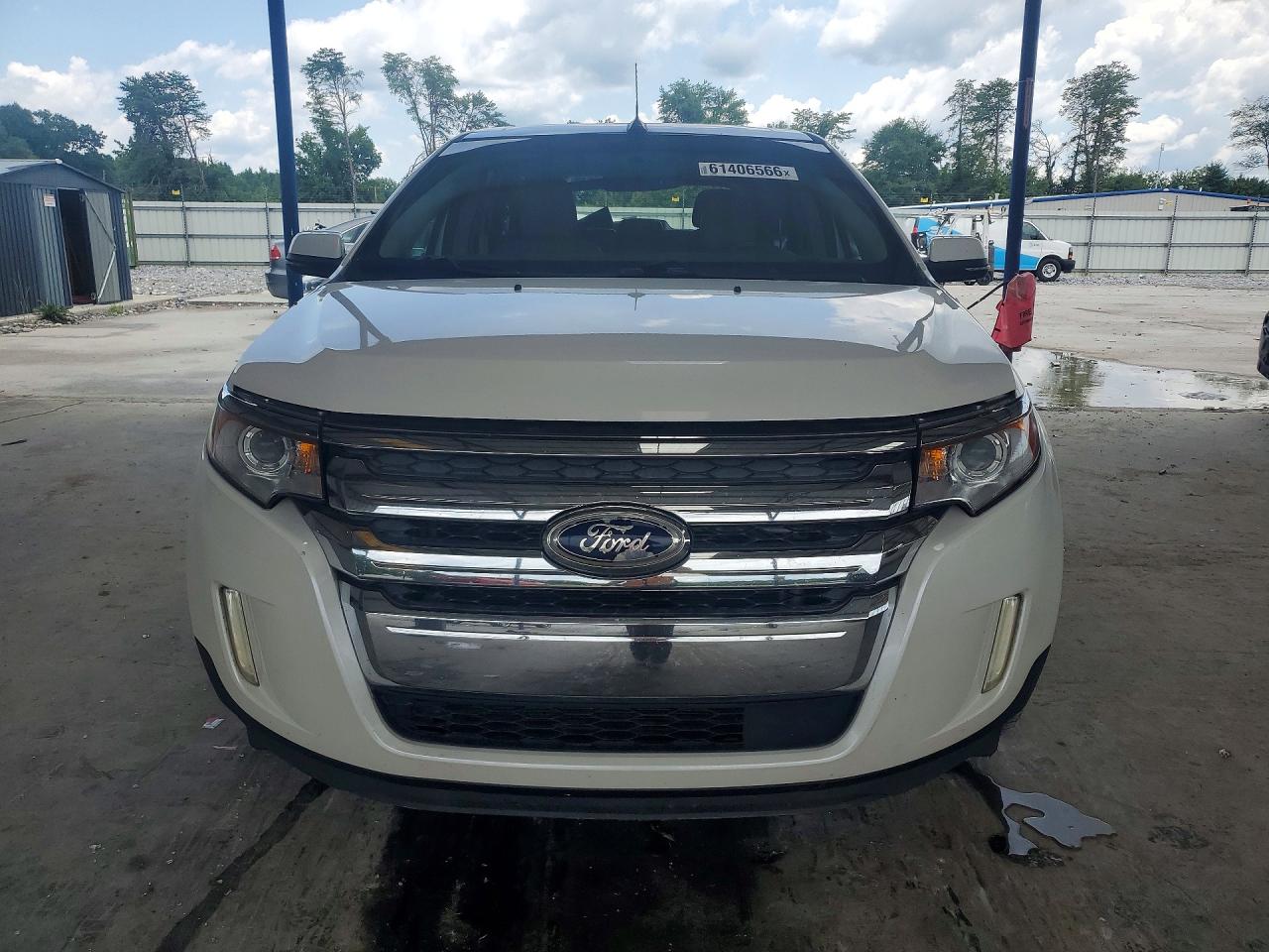 2014 Ford Edge Limited White vin: 2FMDK3KC1EBB40614