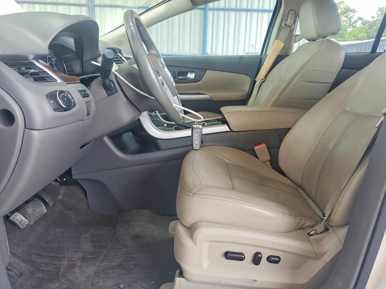 2014 Ford Edge Limited White vin: 2FMDK3KC1EBB40614