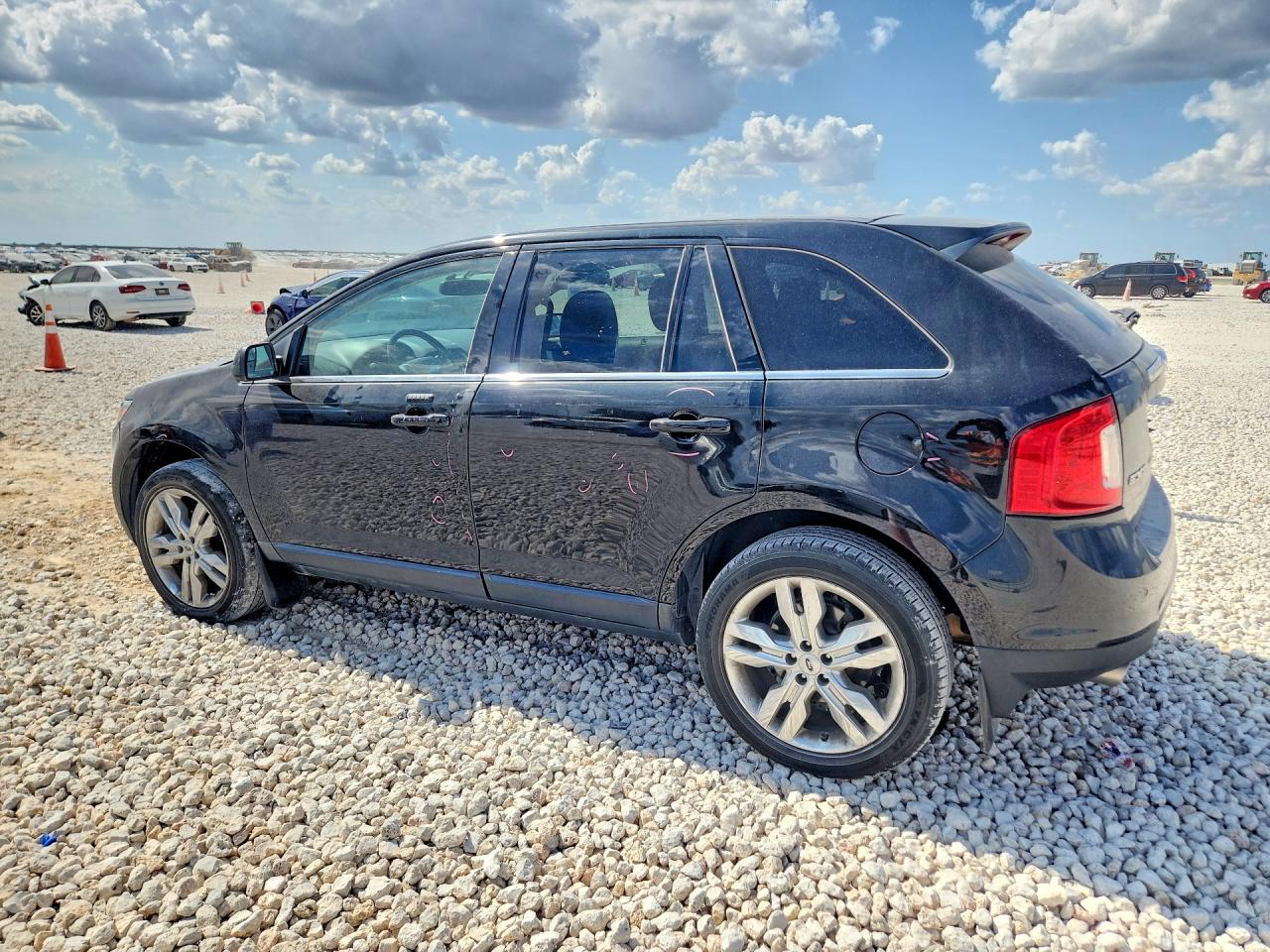 2014 Ford Edge Limited Black vin: 2FMDK3KC1EBB54738