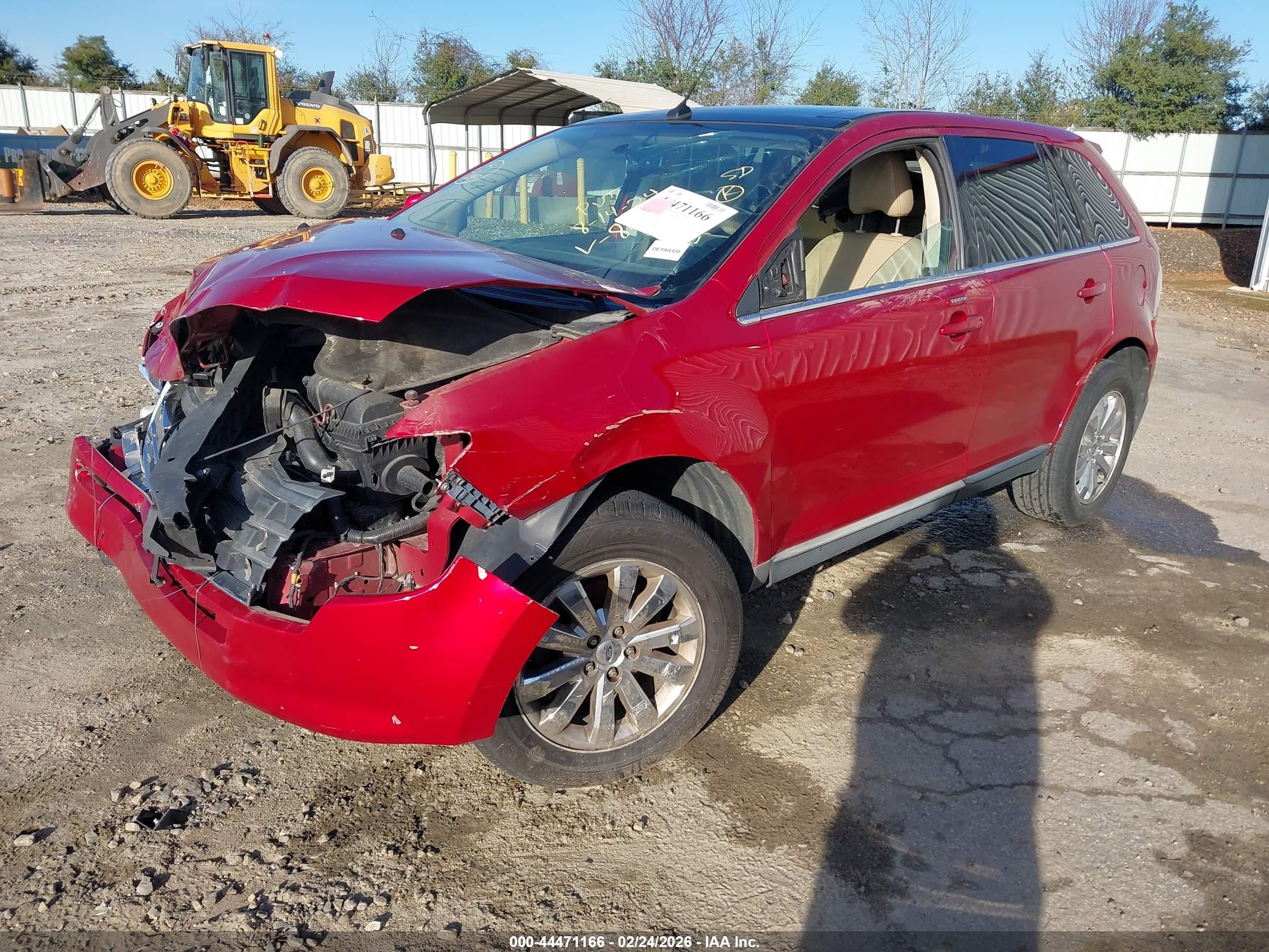 2010 Ford Edge Limited Red vin: 2FMDK3KC2ABB38140