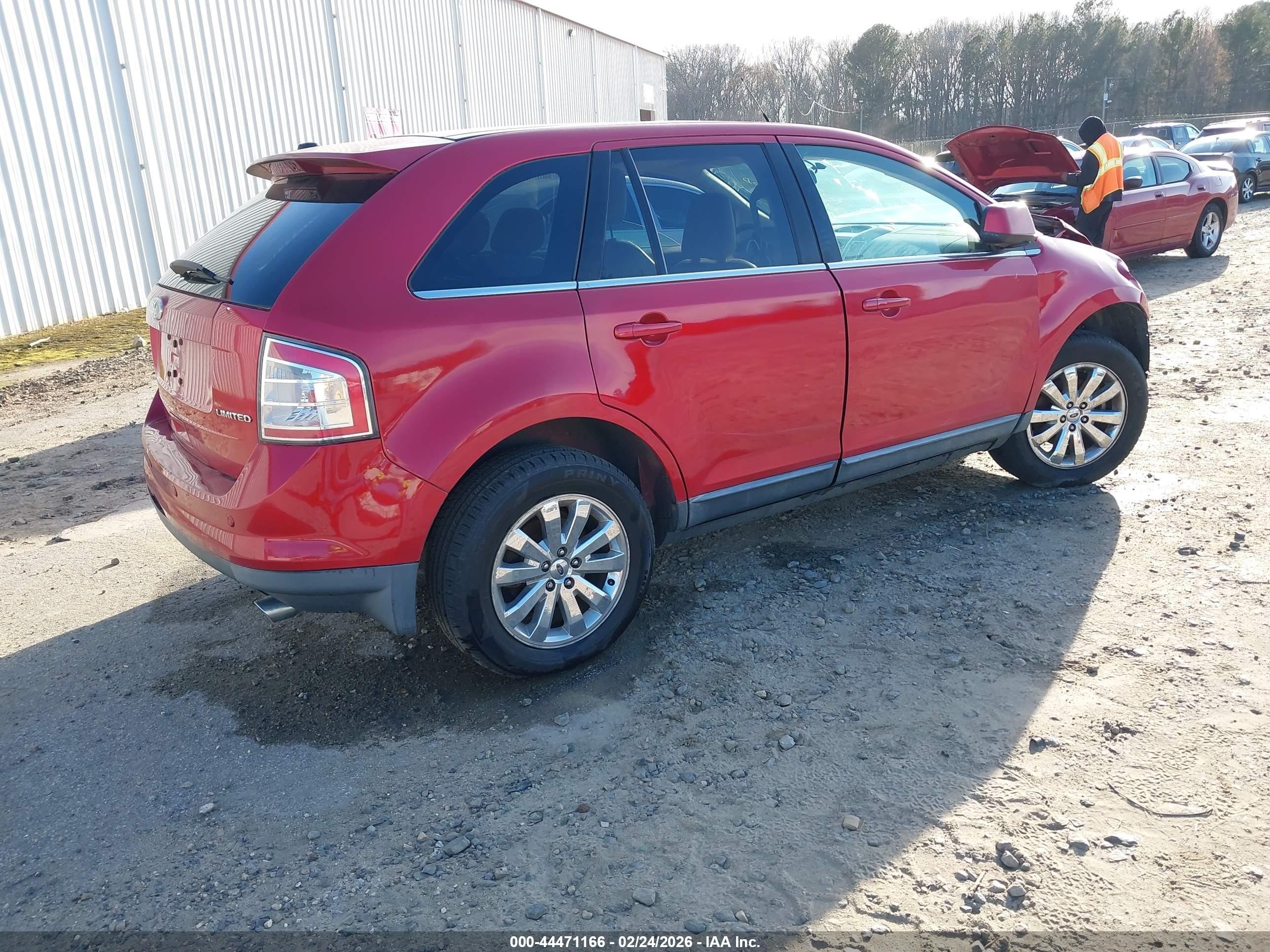 2010 Ford Edge Limited Red vin: 2FMDK3KC2ABB38140