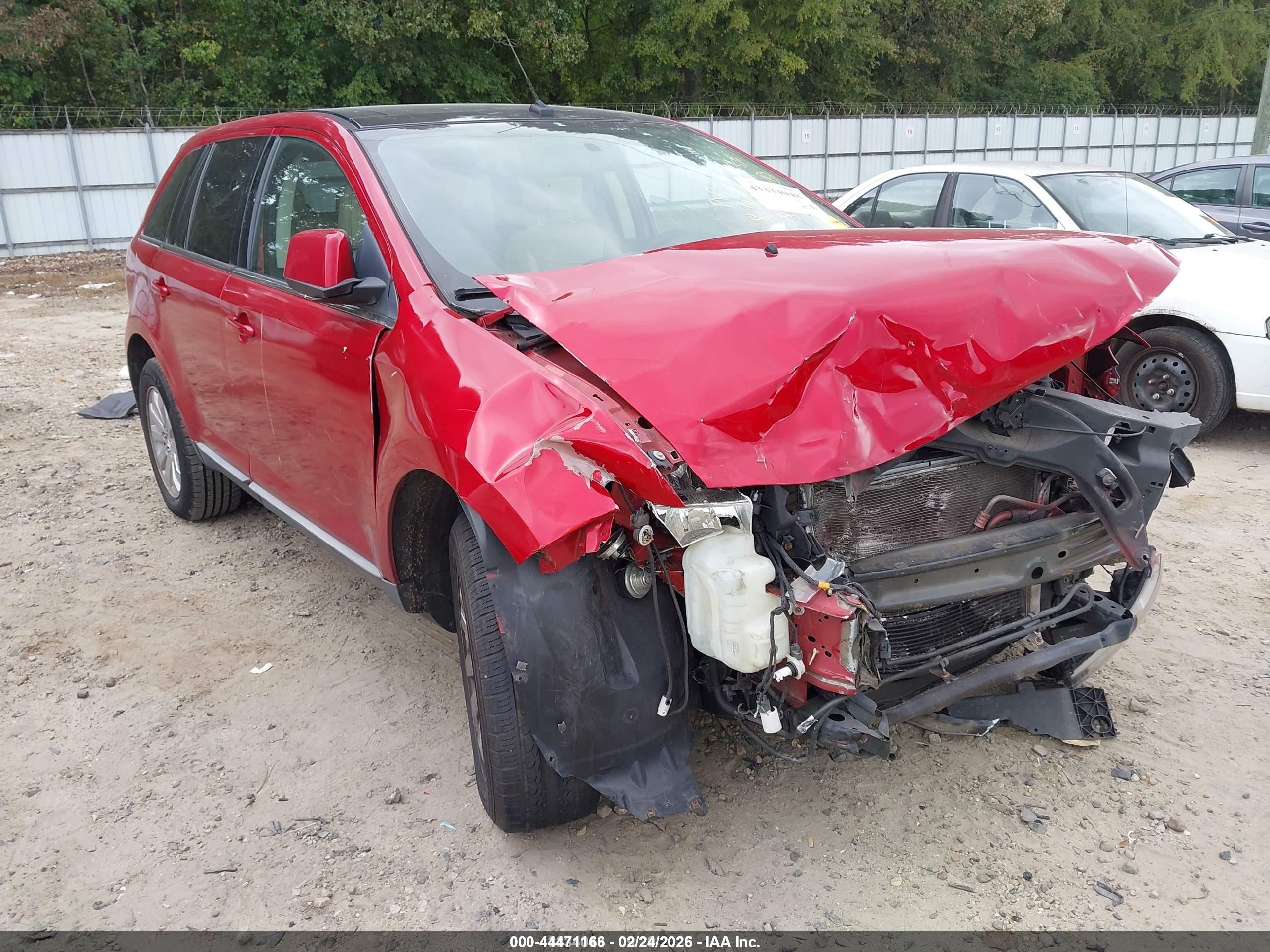 2010 Ford Edge Limited Red vin: 2FMDK3KC2ABB38140