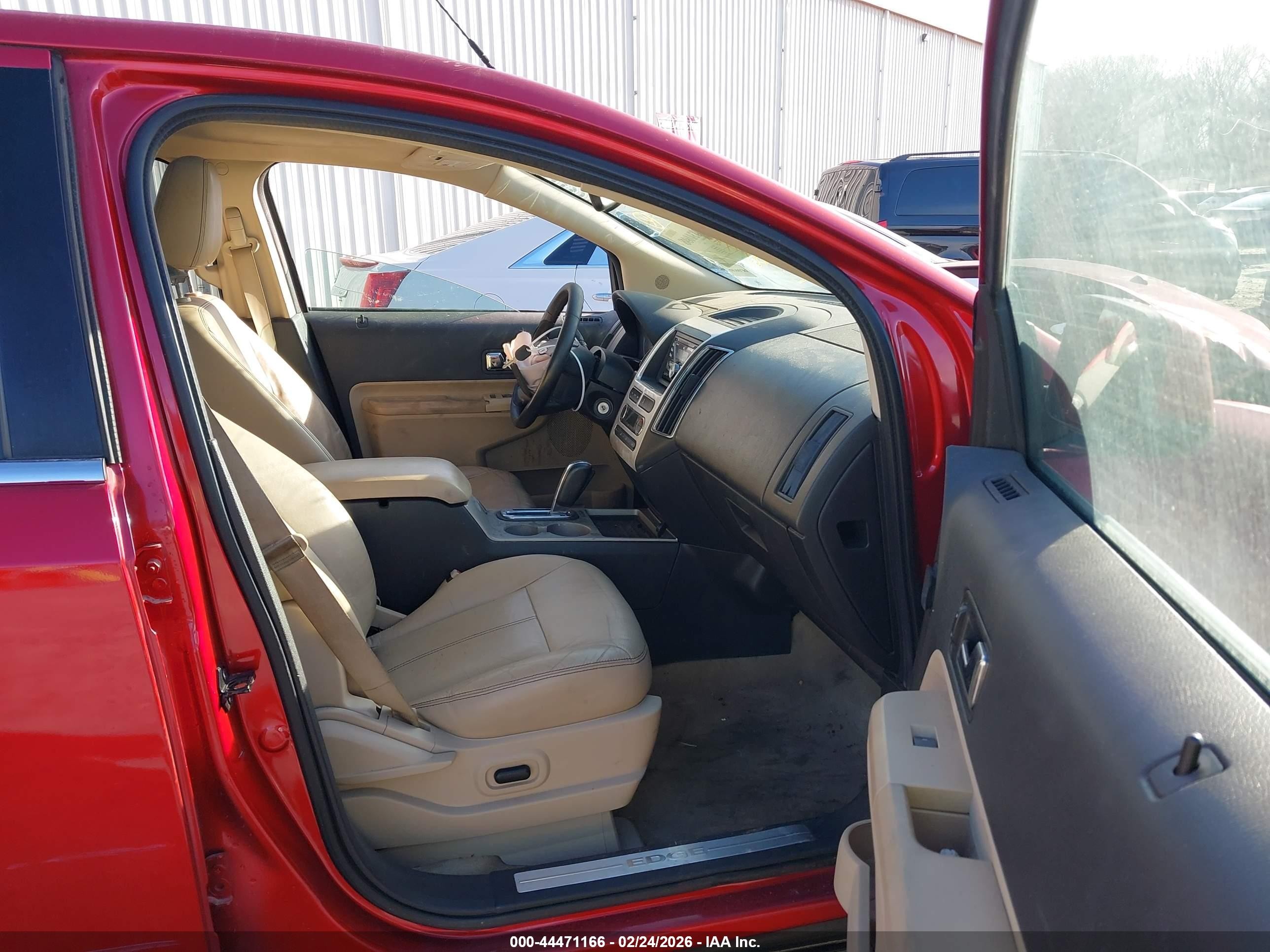 2010 Ford Edge Limited Red vin: 2FMDK3KC2ABB38140