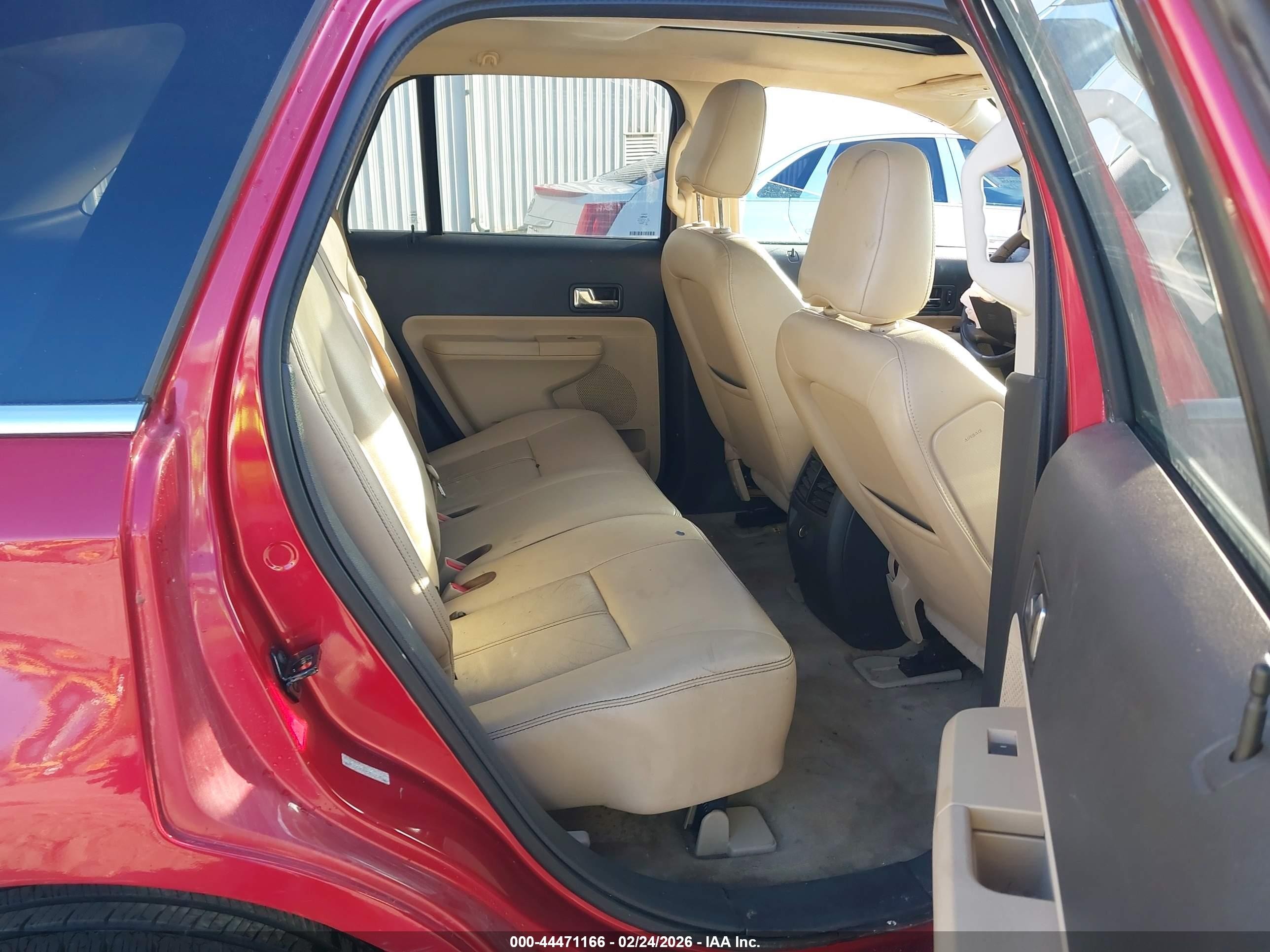 2010 Ford Edge Limited Red vin: 2FMDK3KC2ABB38140