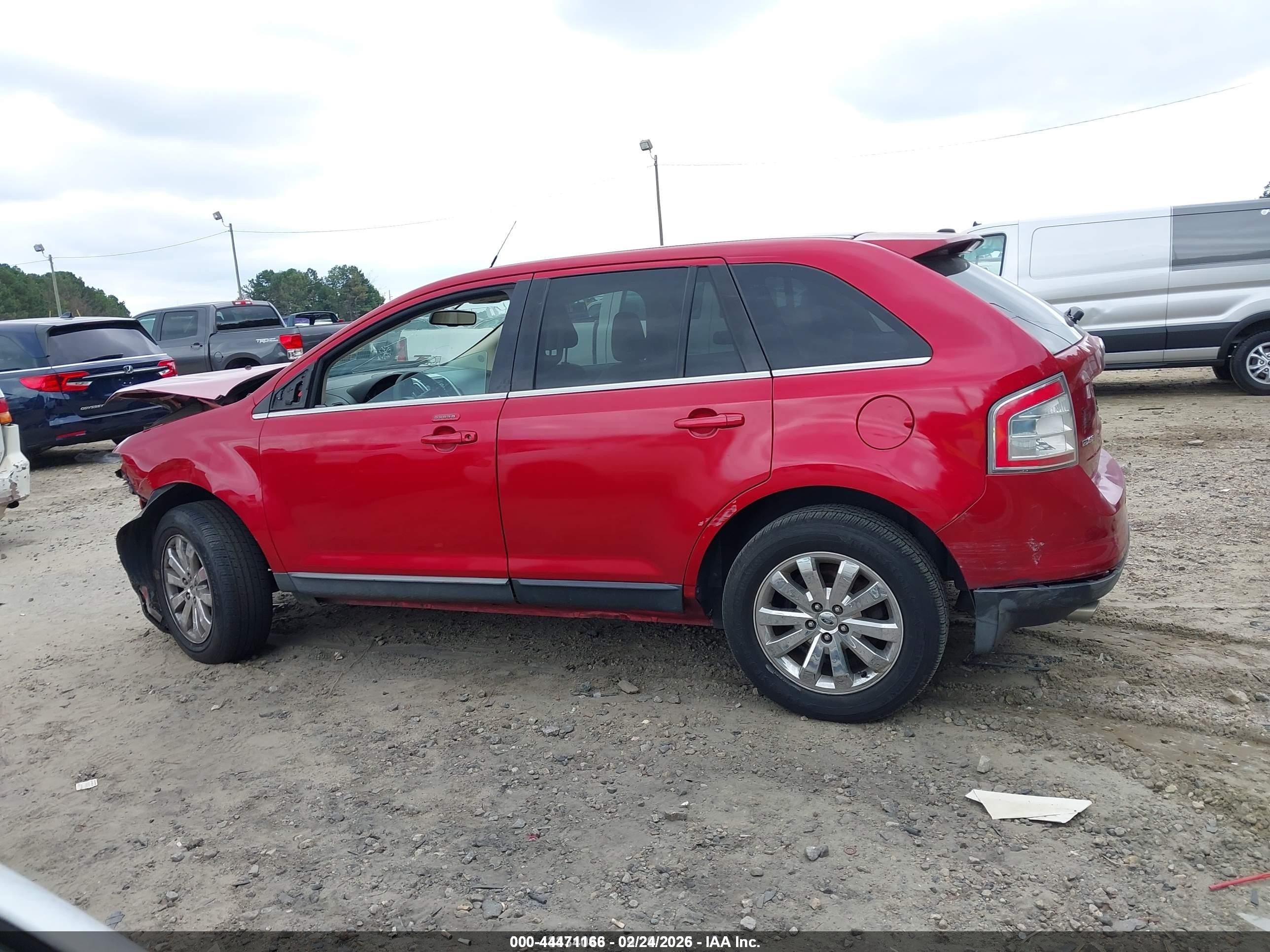 2010 Ford Edge Limited Red vin: 2FMDK3KC2ABB38140