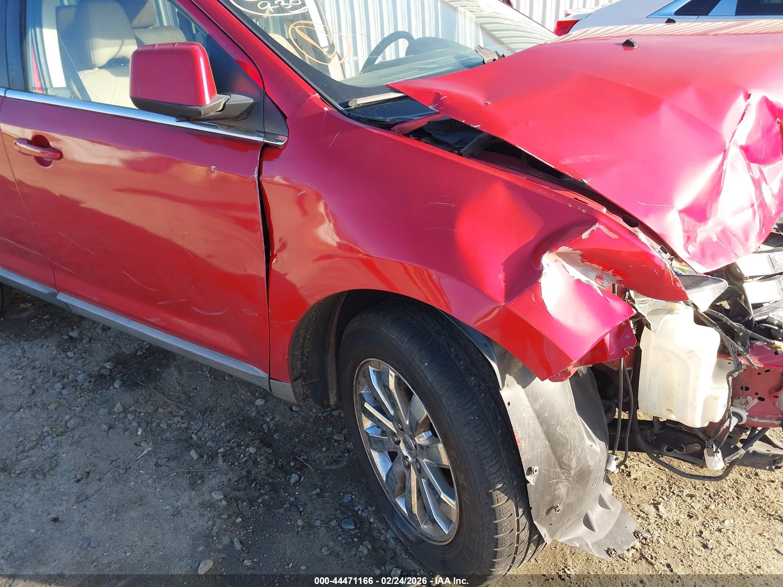 2010 Ford Edge Limited Red vin: 2FMDK3KC2ABB38140