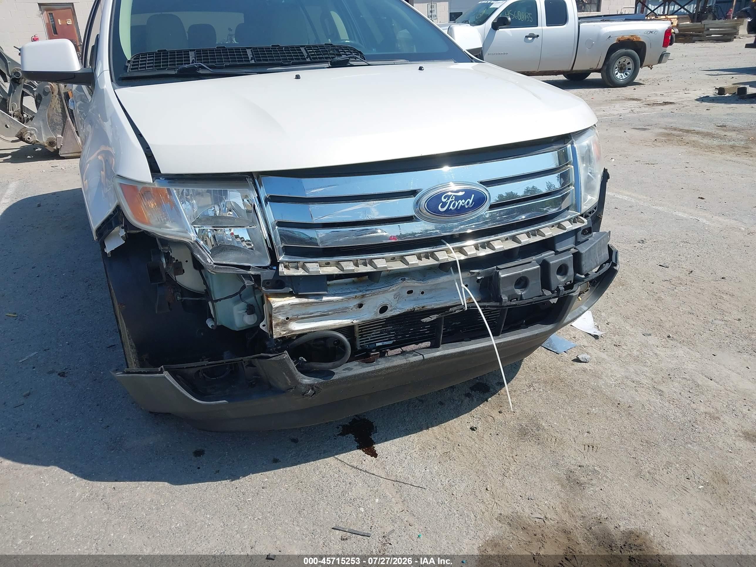 2010 Ford Edge Limited White vin: 2FMDK3KC2ABB67900