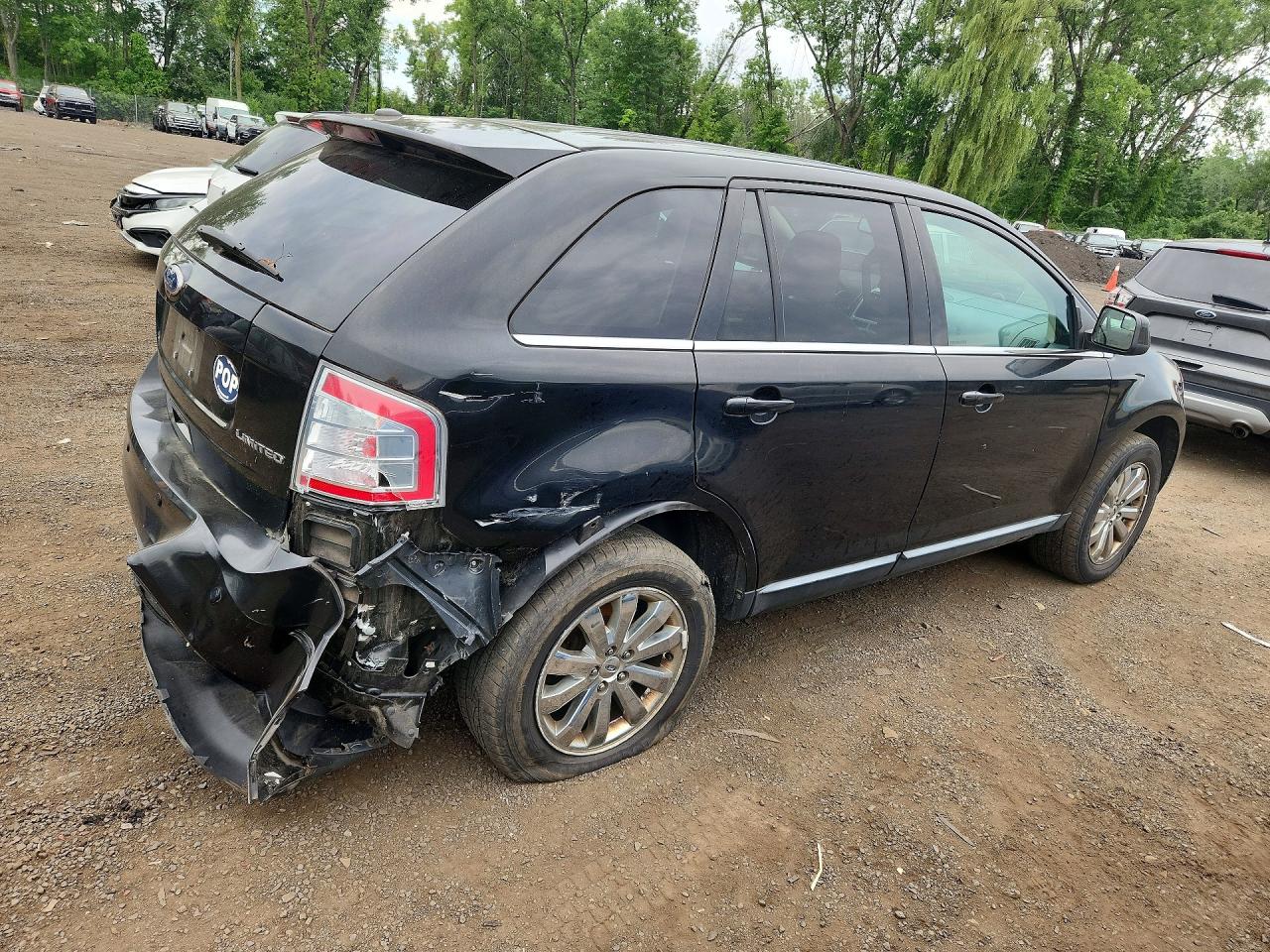 2010 Ford Edge Limited Black vin: 2FMDK3KC2ABB73132