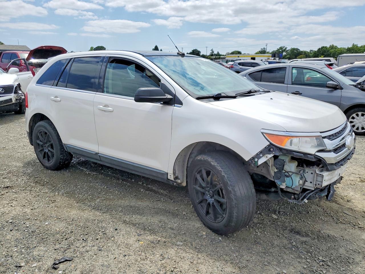 2011 Ford Edge Limited Cream vin: 2FMDK3KC2BBA06562