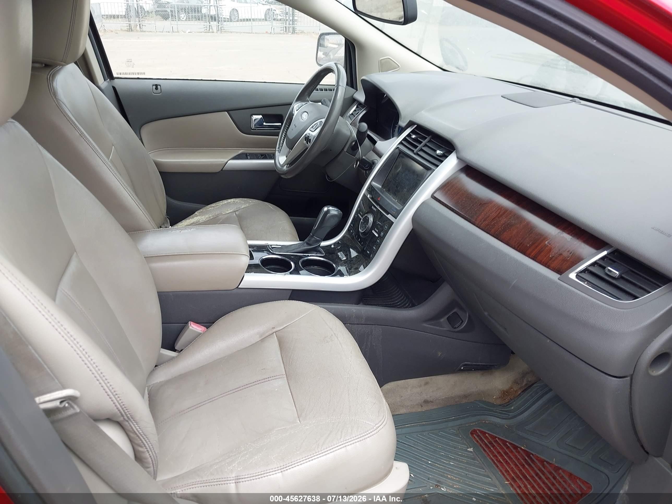 2011 Ford Edge Limited Red vin: 2FMDK3KC2BBA17402