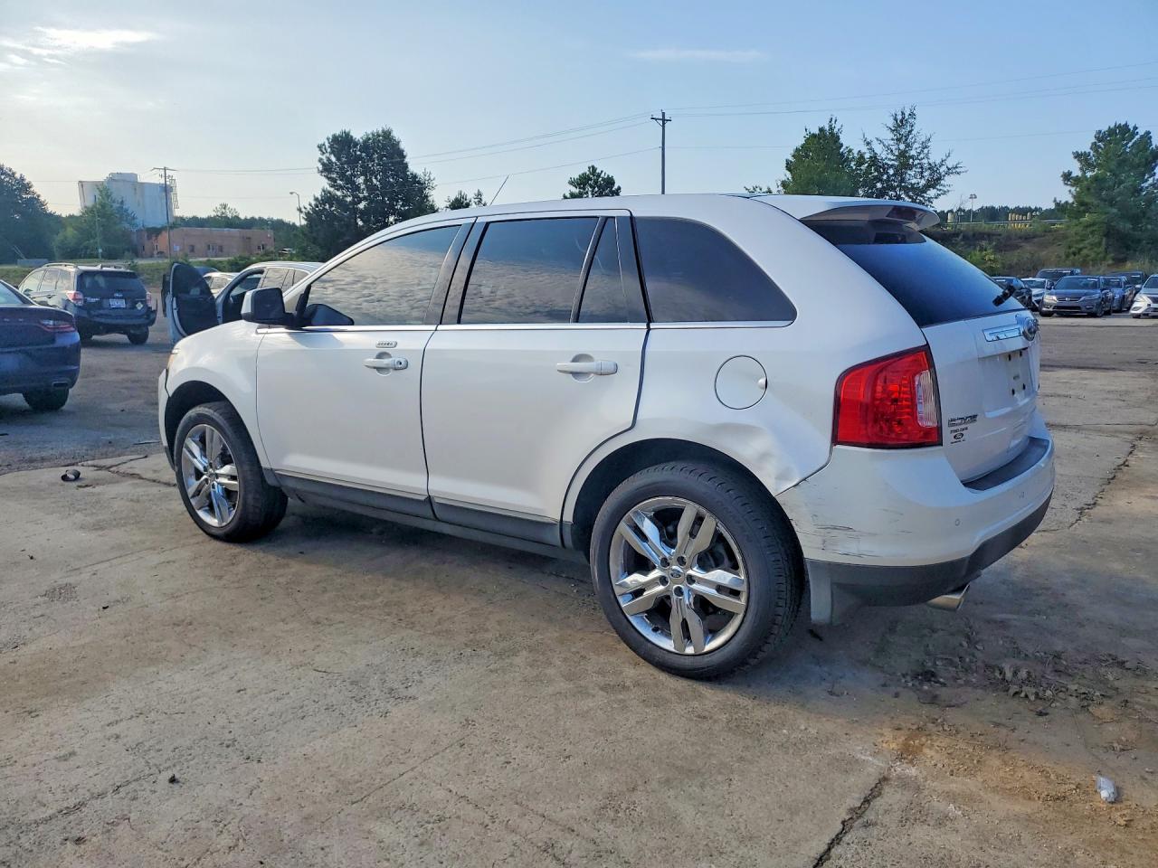 2011 Ford Edge Limited White vin: 2FMDK3KC2BBA41246