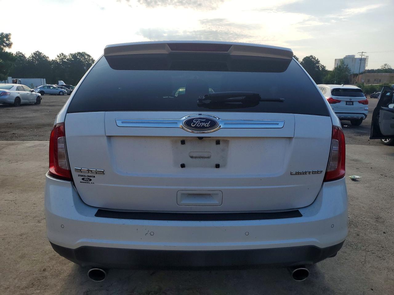 2011 Ford Edge Limited White vin: 2FMDK3KC2BBA41246