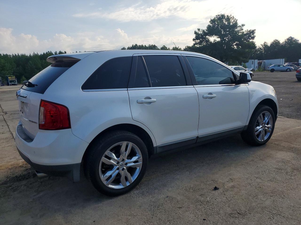 2011 Ford Edge Limited White vin: 2FMDK3KC2BBA41246