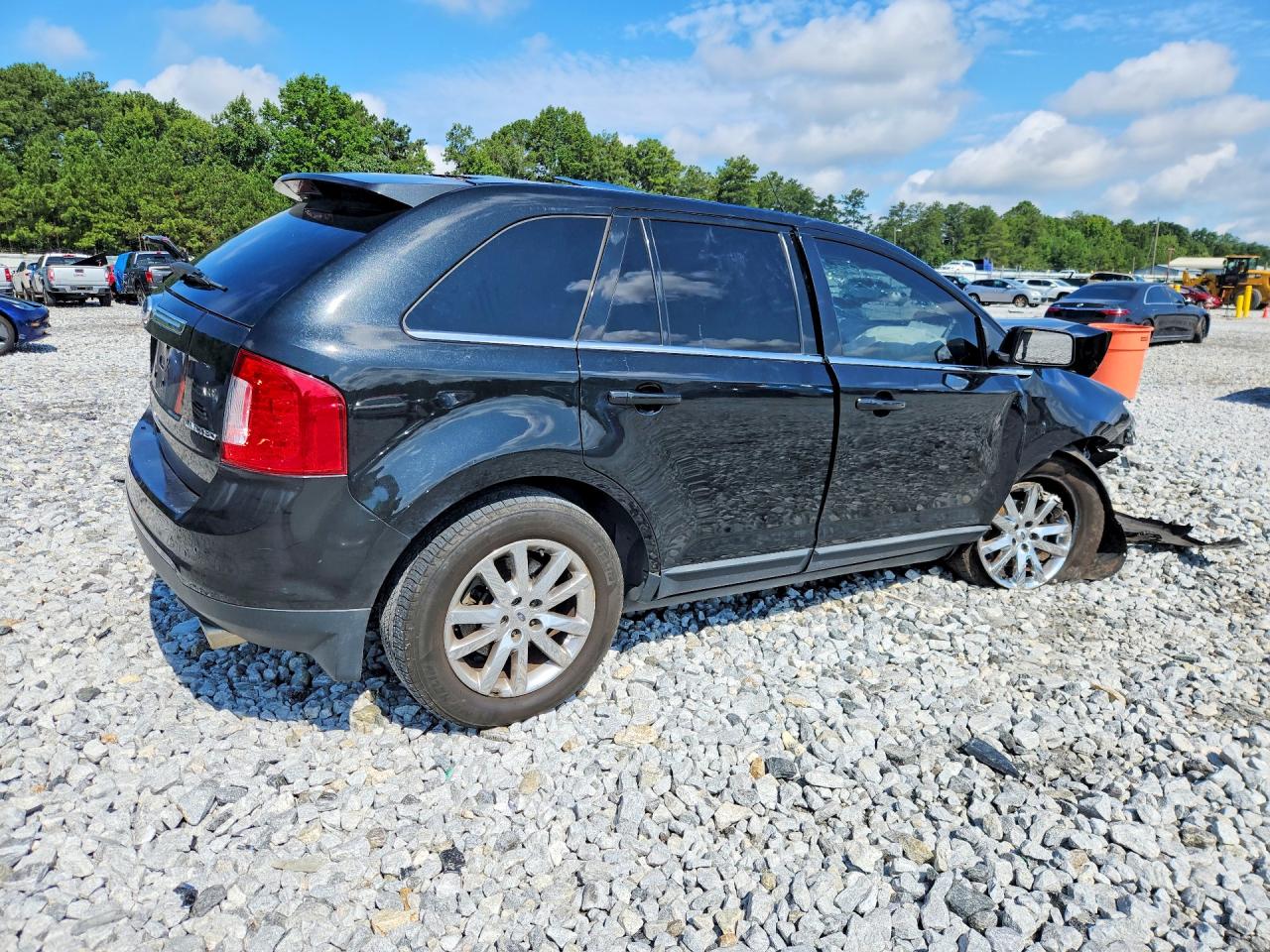 2011 Ford Edge Limited Черный vin: 2FMDK3KC2BBA79818