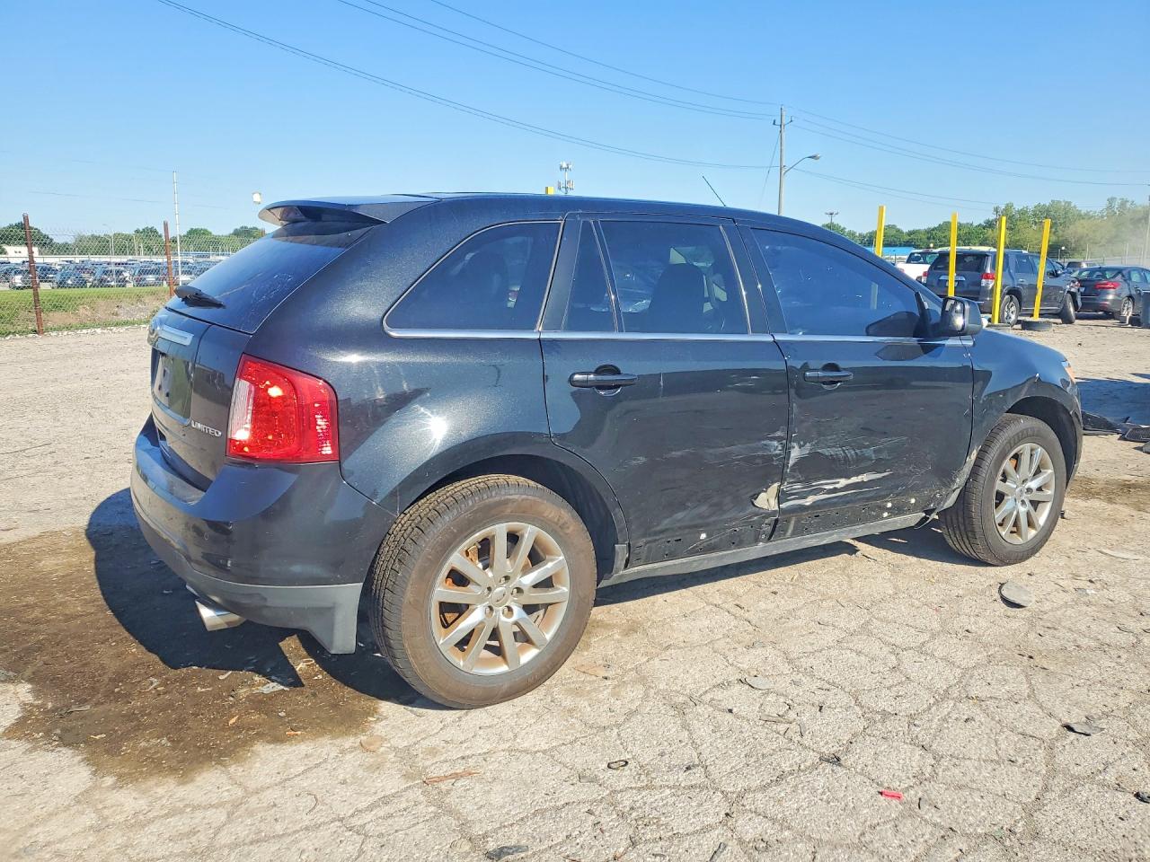 2011 Ford Edge Limited Black vin: 2FMDK3KC2BBA84503