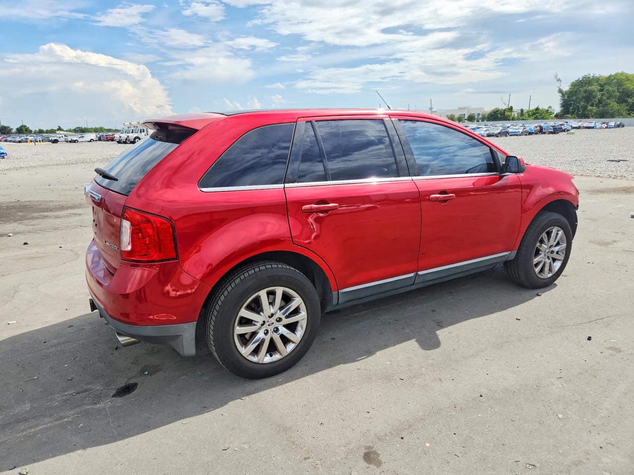 2011 Ford Edge Limited Red vin: 2FMDK3KC2BBA95565