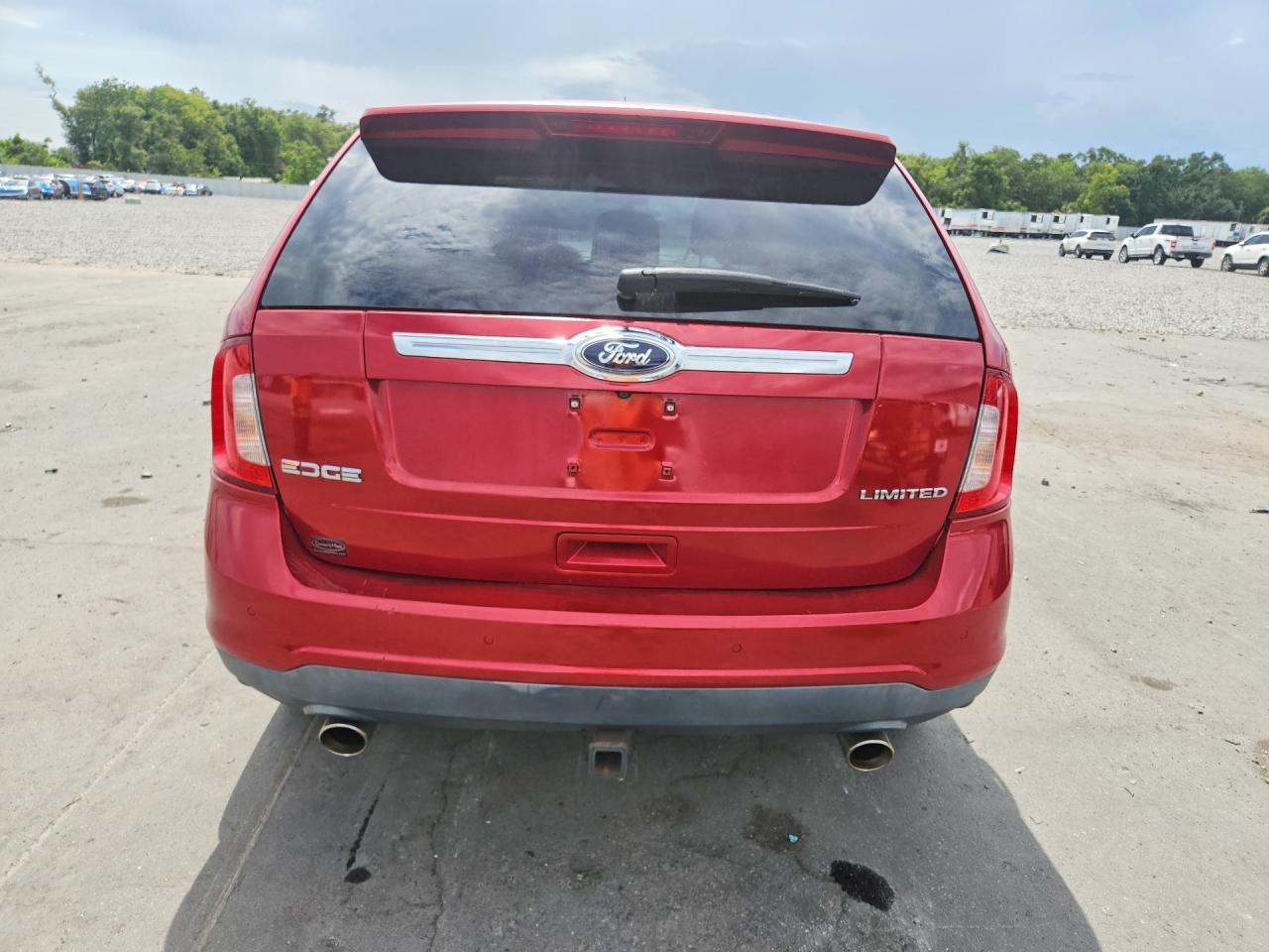 2011 Ford Edge Limited Red vin: 2FMDK3KC2BBA95565