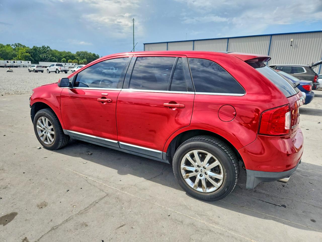 2011 Ford Edge Limited Red vin: 2FMDK3KC2BBA95565