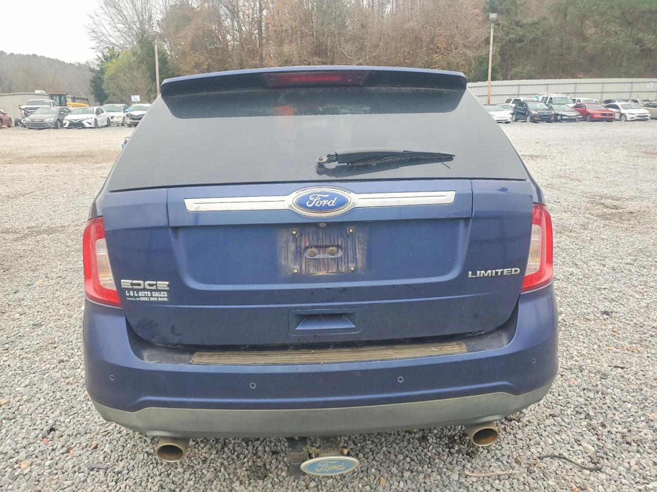 2011 Ford Edge Limited Blue vin: 2FMDK3KC2BBB06449