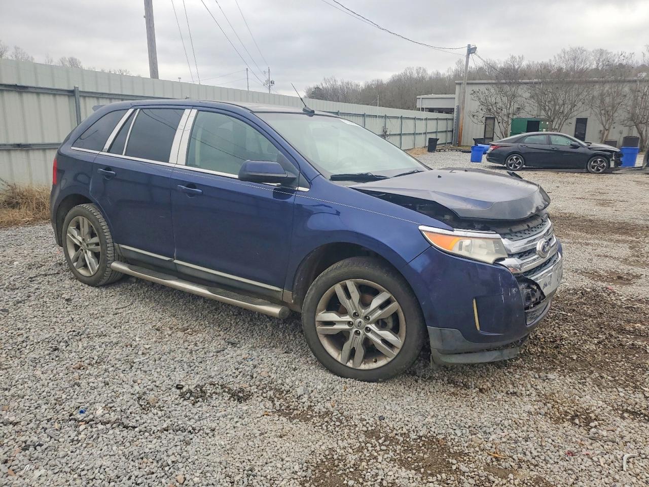 2011 Ford Edge Limited Blue vin: 2FMDK3KC2BBB06449