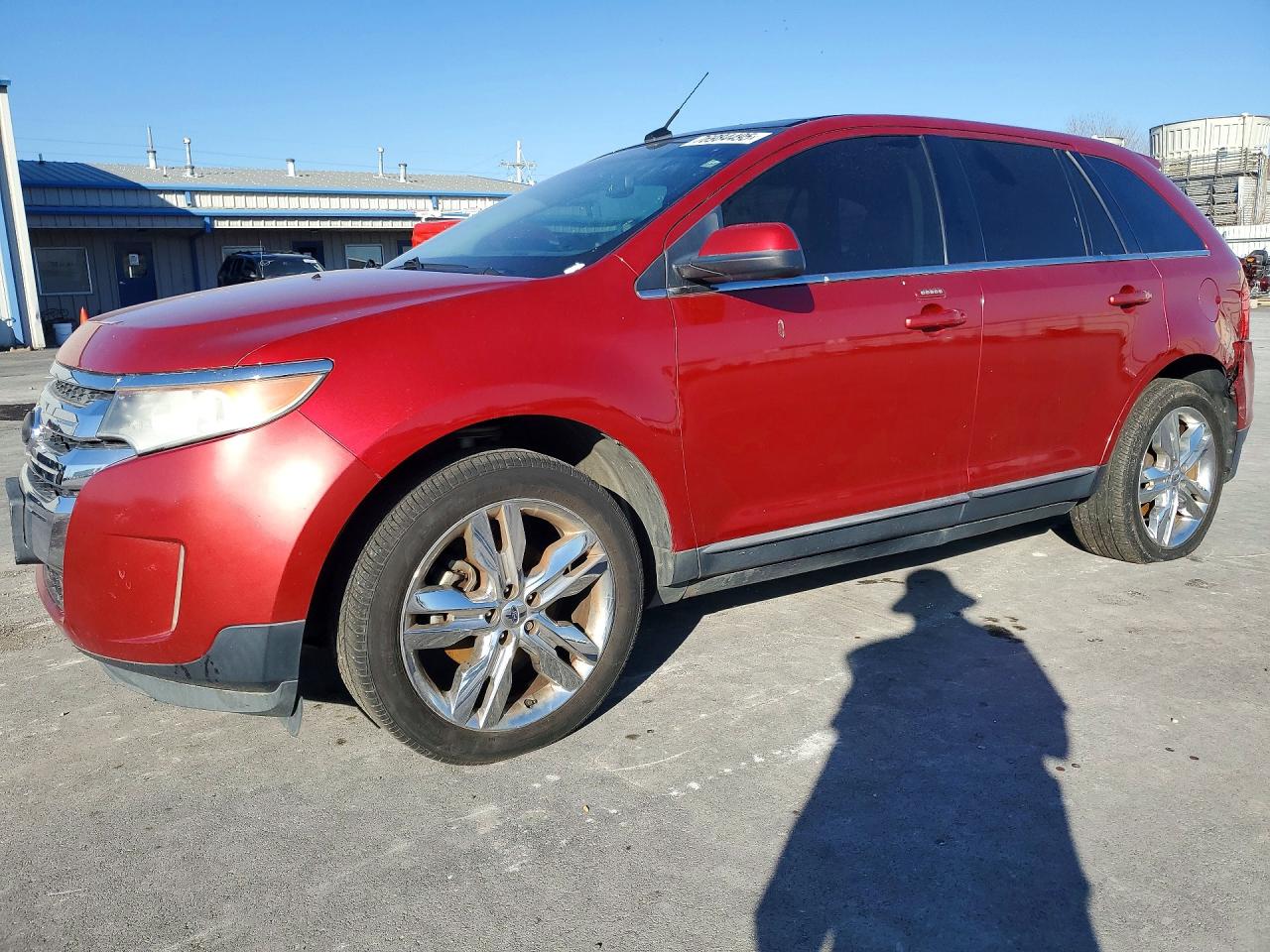 2011 Ford Edge Limited Red vin: 2FMDK3KC2BBB11053