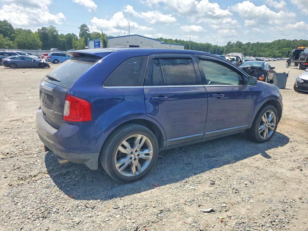 2011 Ford Edge Limited Синий vin: 2FMDK3KC2BBB14180