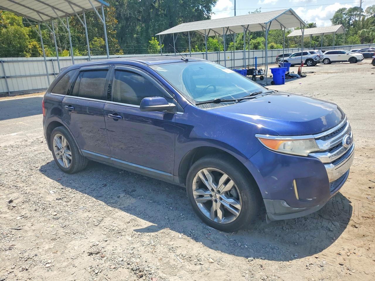 2011 Ford Edge Limited Синий vin: 2FMDK3KC2BBB14180