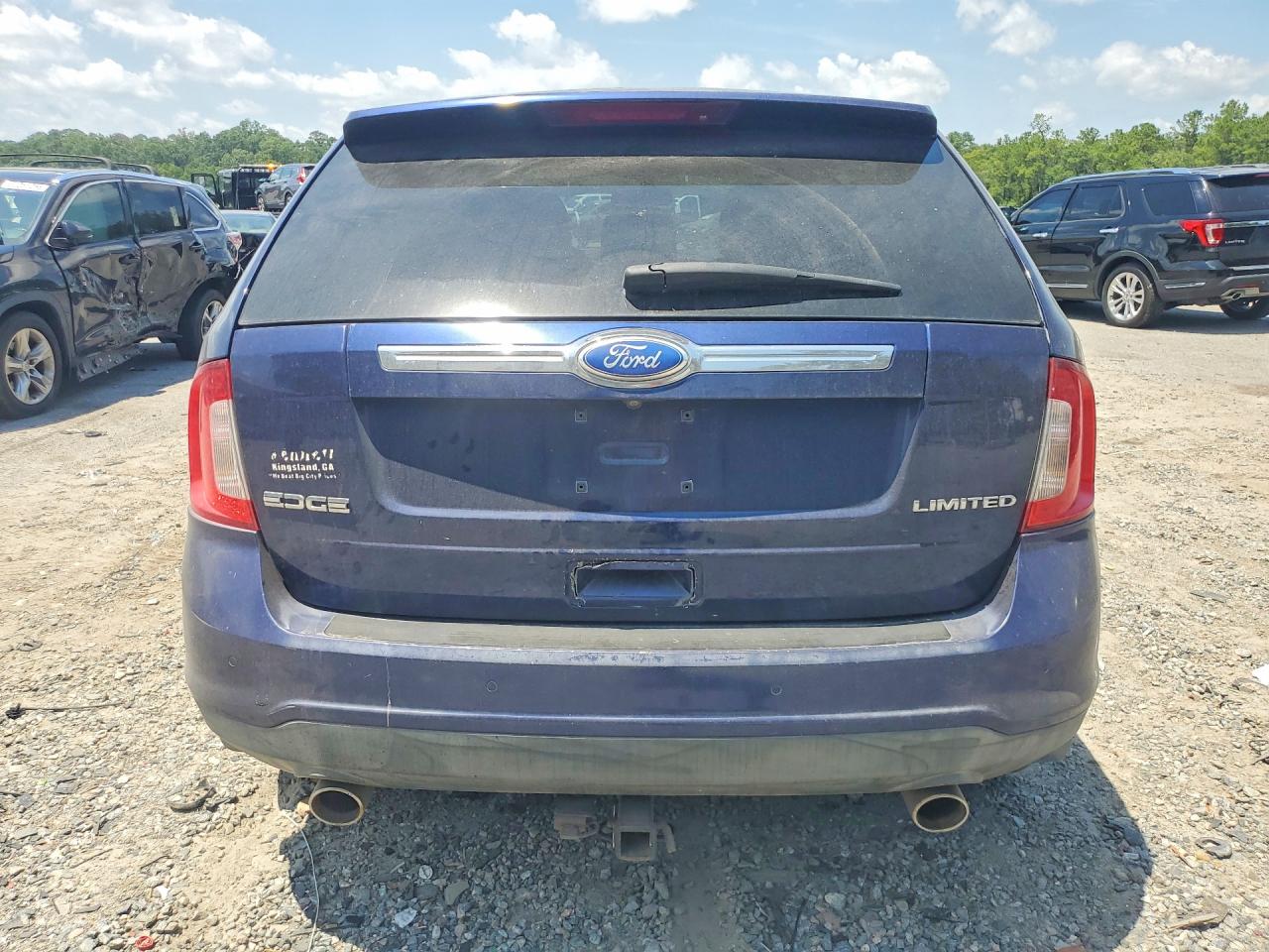 2011 Ford Edge Limited Синий vin: 2FMDK3KC2BBB14180