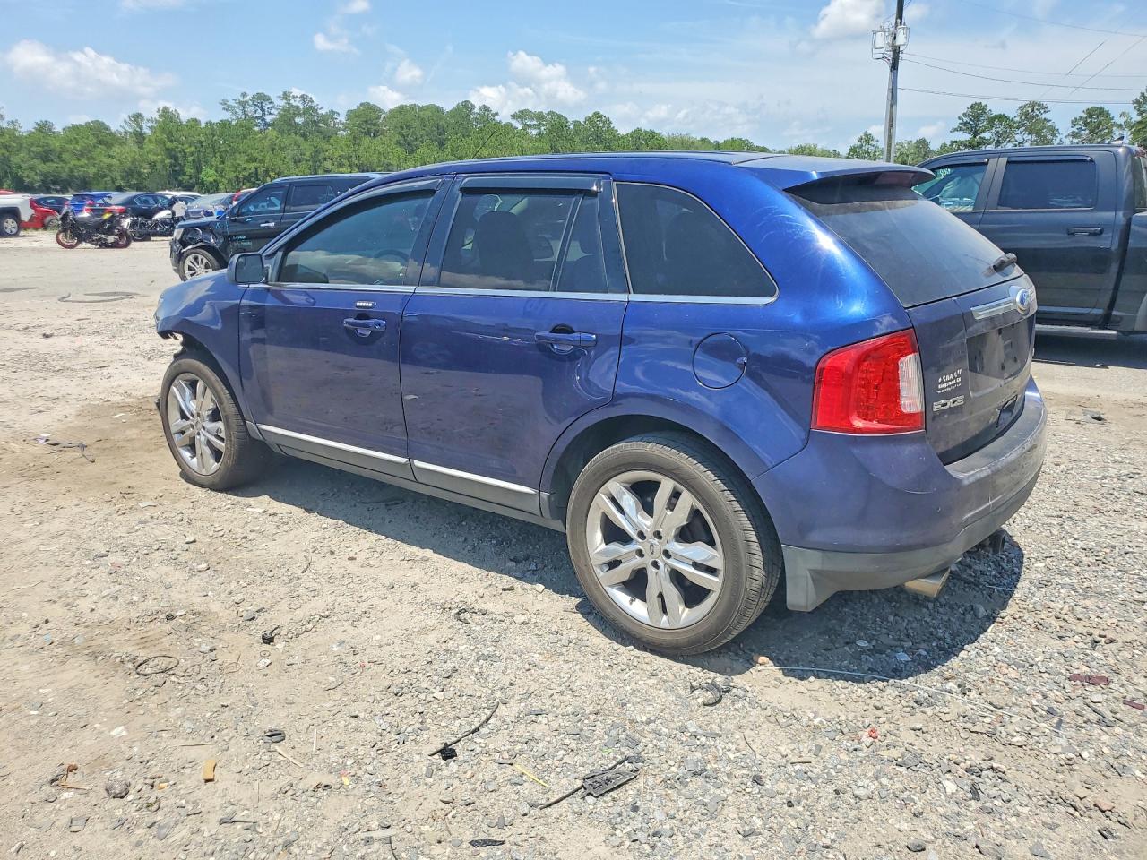 2011 Ford Edge Limited Синий vin: 2FMDK3KC2BBB14180