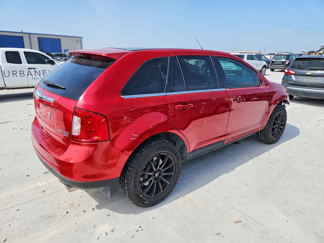 2011 Ford Edge Limited Red vin: 2FMDK3KC2BBB34722