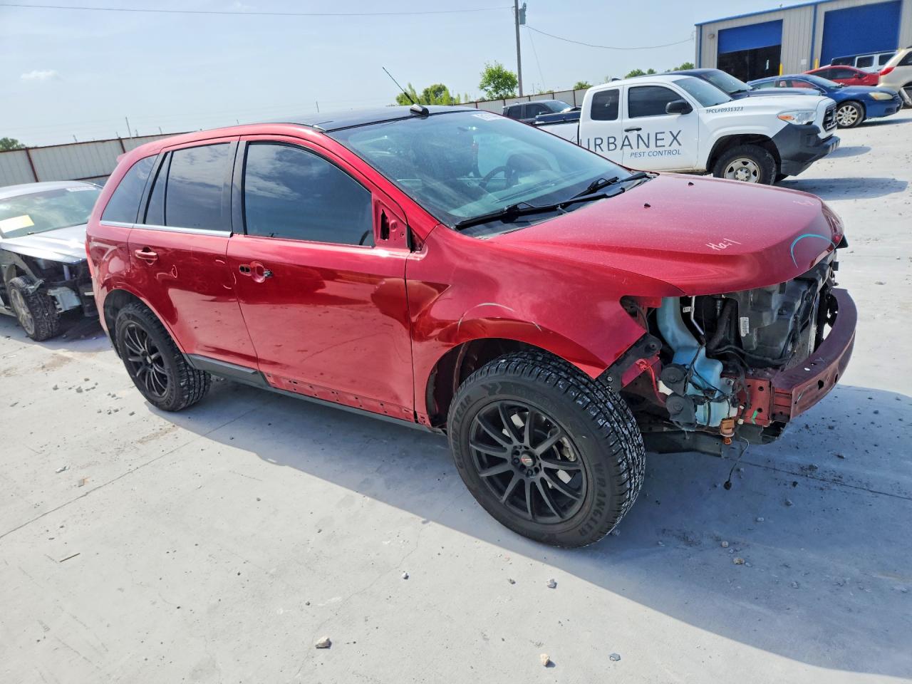 2011 Ford Edge Limited Red vin: 2FMDK3KC2BBB34722