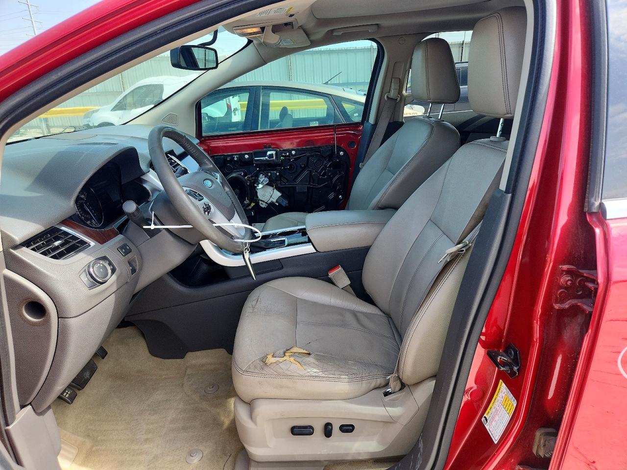2011 Ford Edge Limited Red vin: 2FMDK3KC2BBB34722