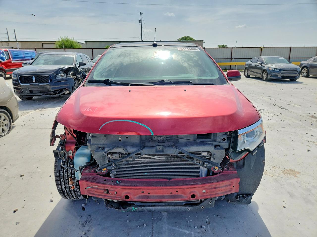 2011 Ford Edge Limited Red vin: 2FMDK3KC2BBB34722
