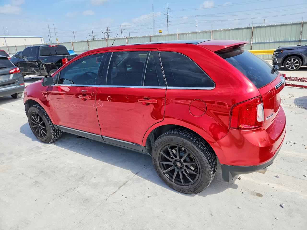 2011 Ford Edge Limited Red vin: 2FMDK3KC2BBB34722