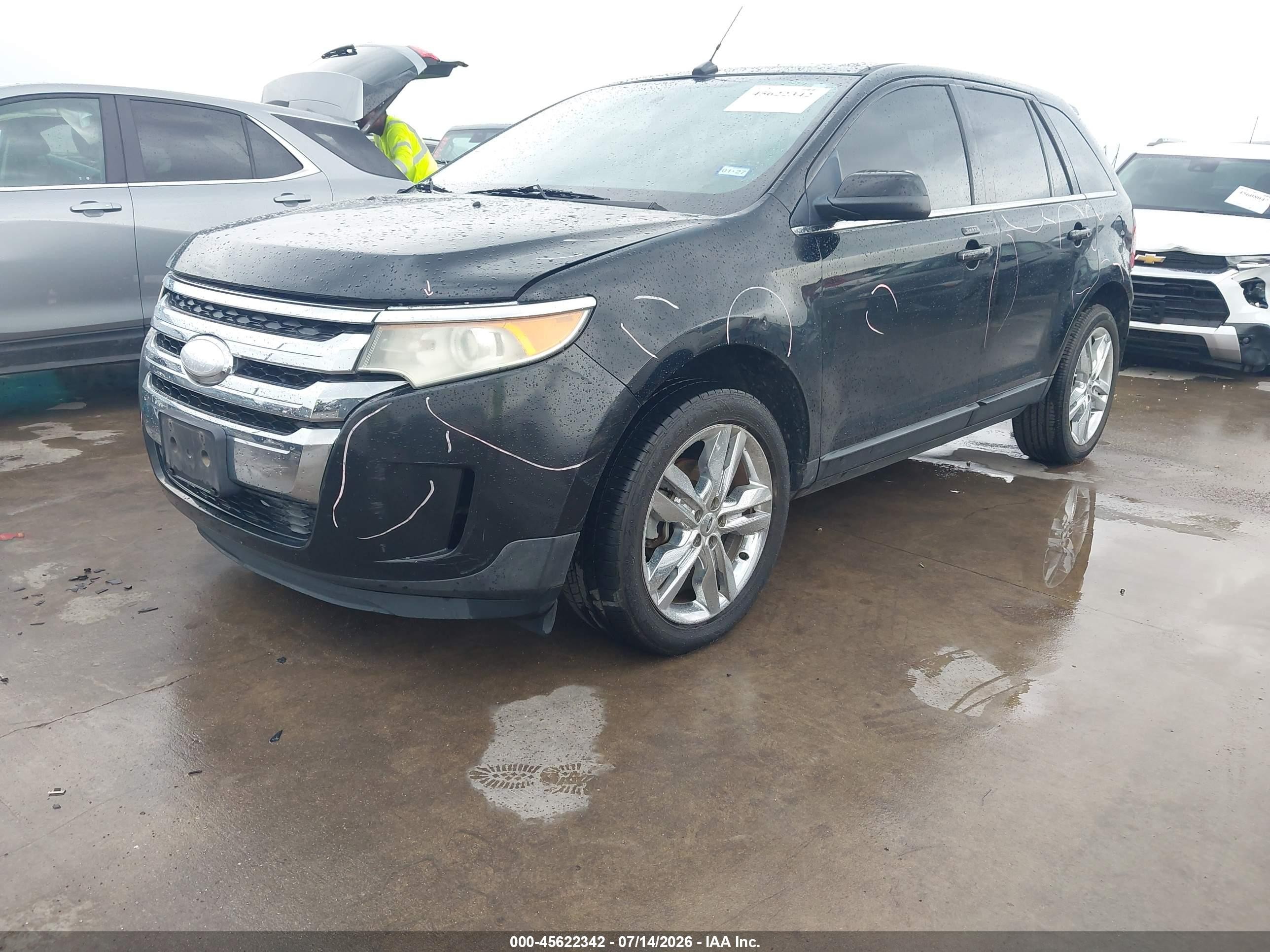 2011 Ford Edge Limited Черный vin: 2FMDK3KC2BBB66988