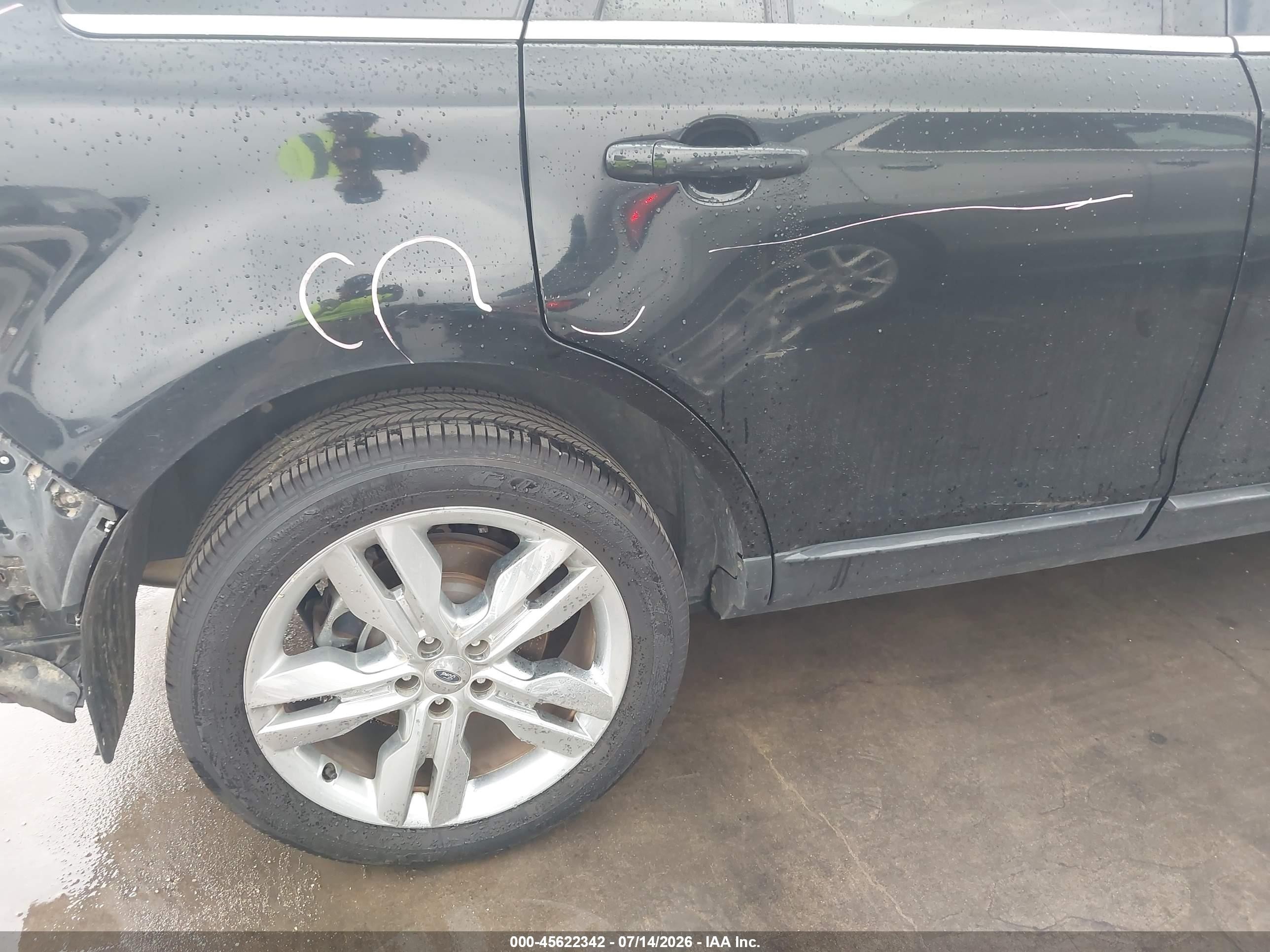 2011 Ford Edge Limited Черный vin: 2FMDK3KC2BBB66988