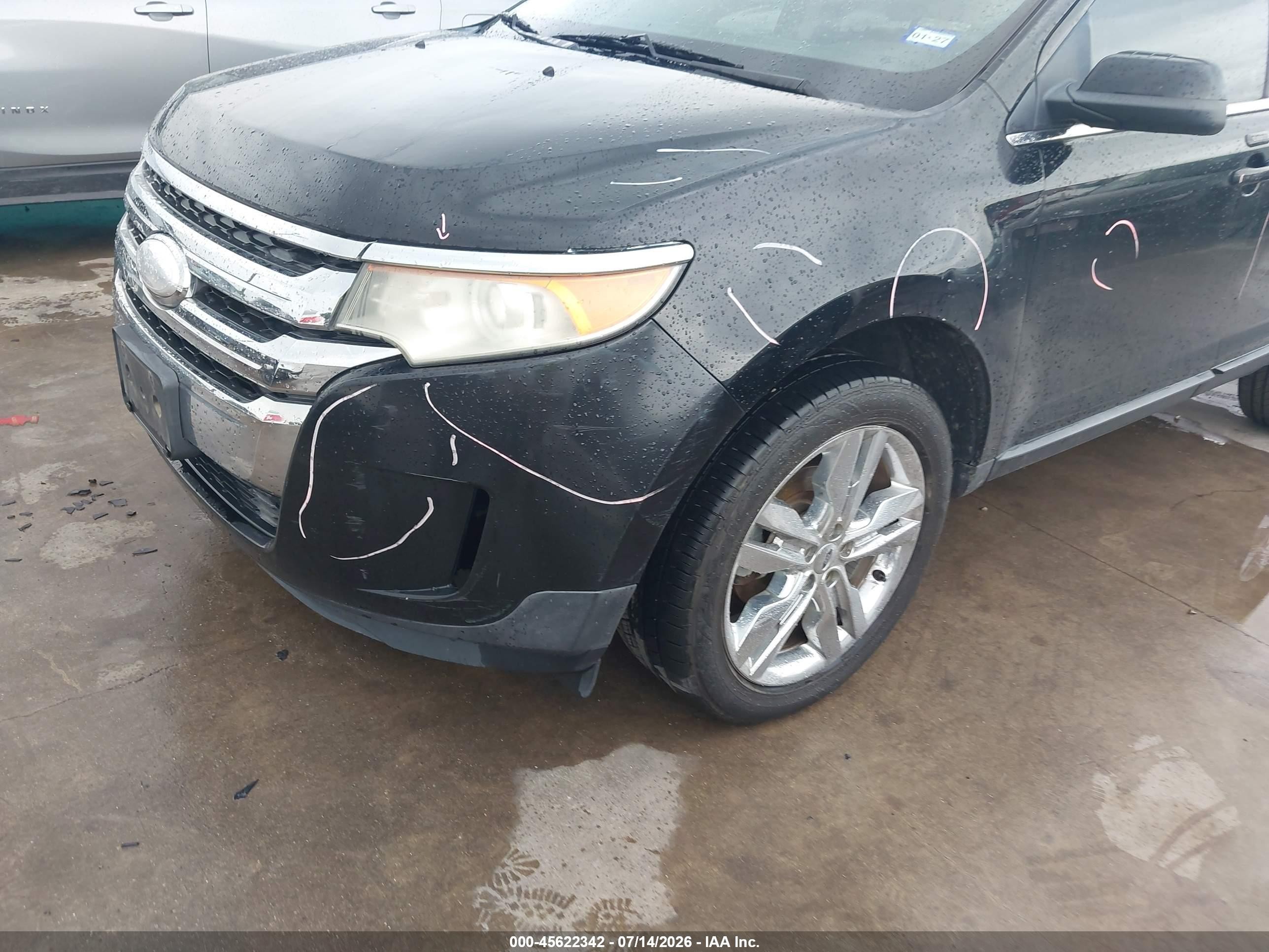 2011 Ford Edge Limited Черный vin: 2FMDK3KC2BBB66988